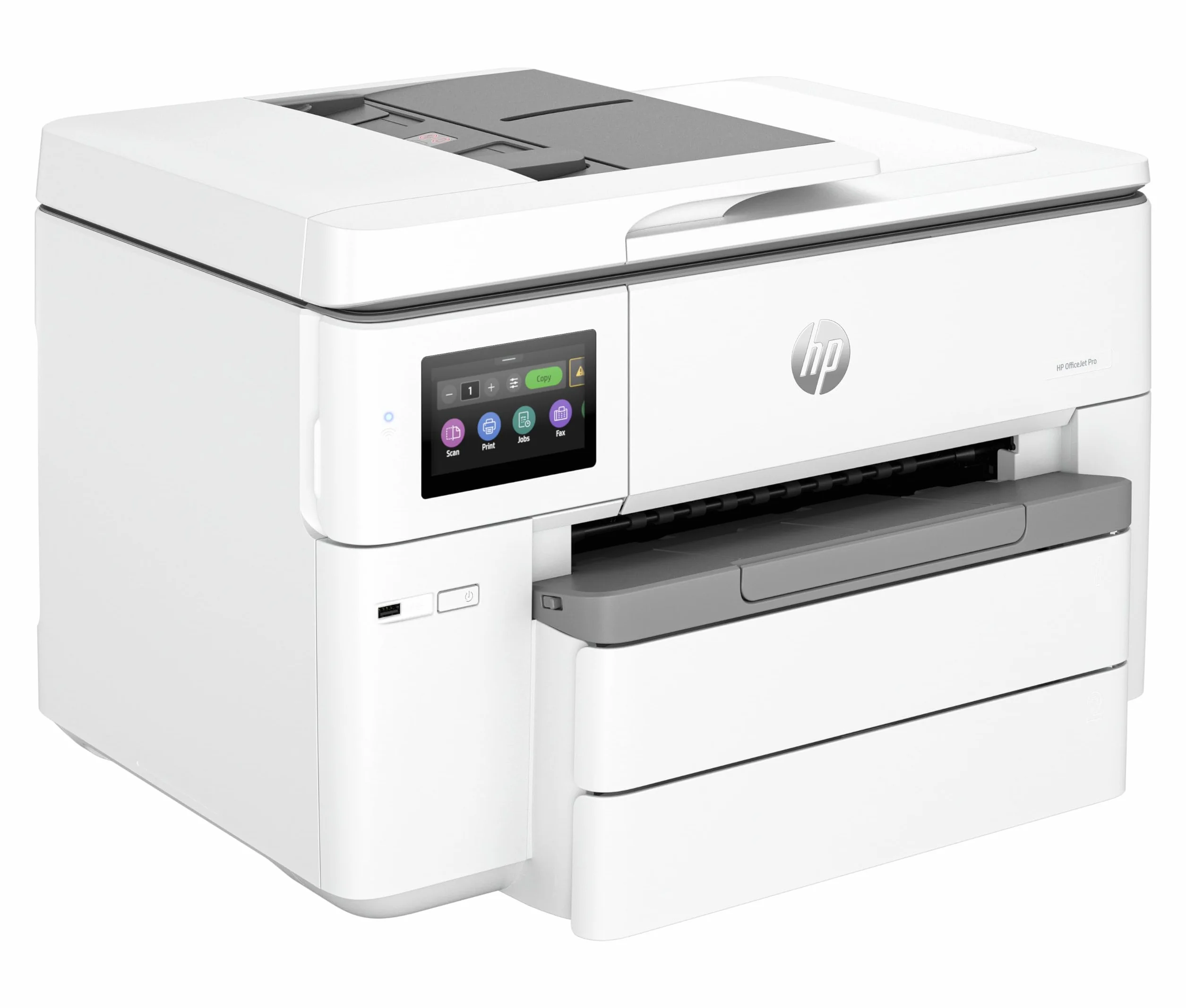 HP OfficeJet Pro 9730e Impresora todo en uno | Color | para oficinas pequeñas | Inalámbrica | Impresión, escaneo, copia, ADF | Hasta A3 | 2 bandejas | 3 meses de tinta instantánea gratis