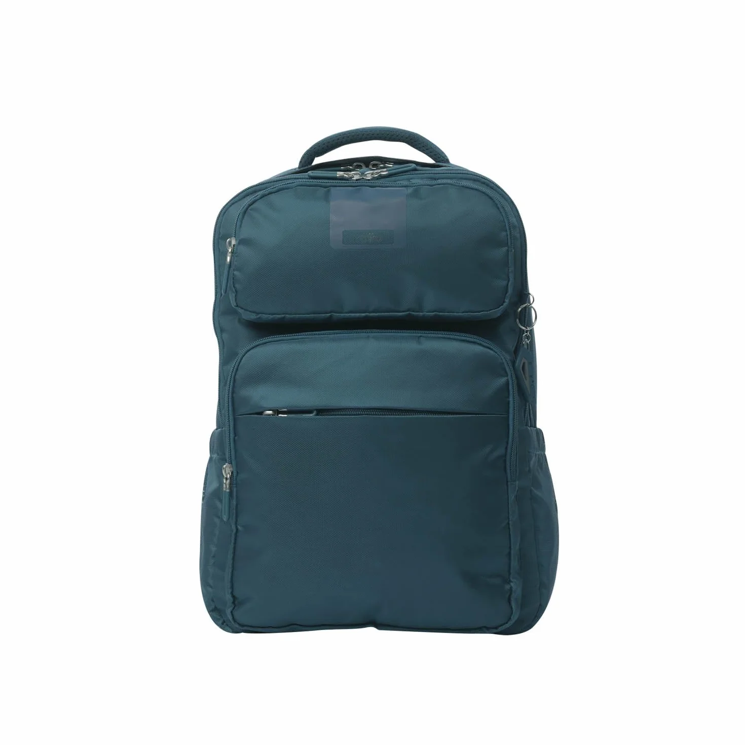 TOTTO - Mochila para Ordenador Portátil de 16 Pulgadas, Modelo Suspension, Capacidad 22 L, 2 Compartimentos, 2 Bolsillos Botella, Correa para Maleta, Espaldar Ergonómico, Color Moroccan Blue