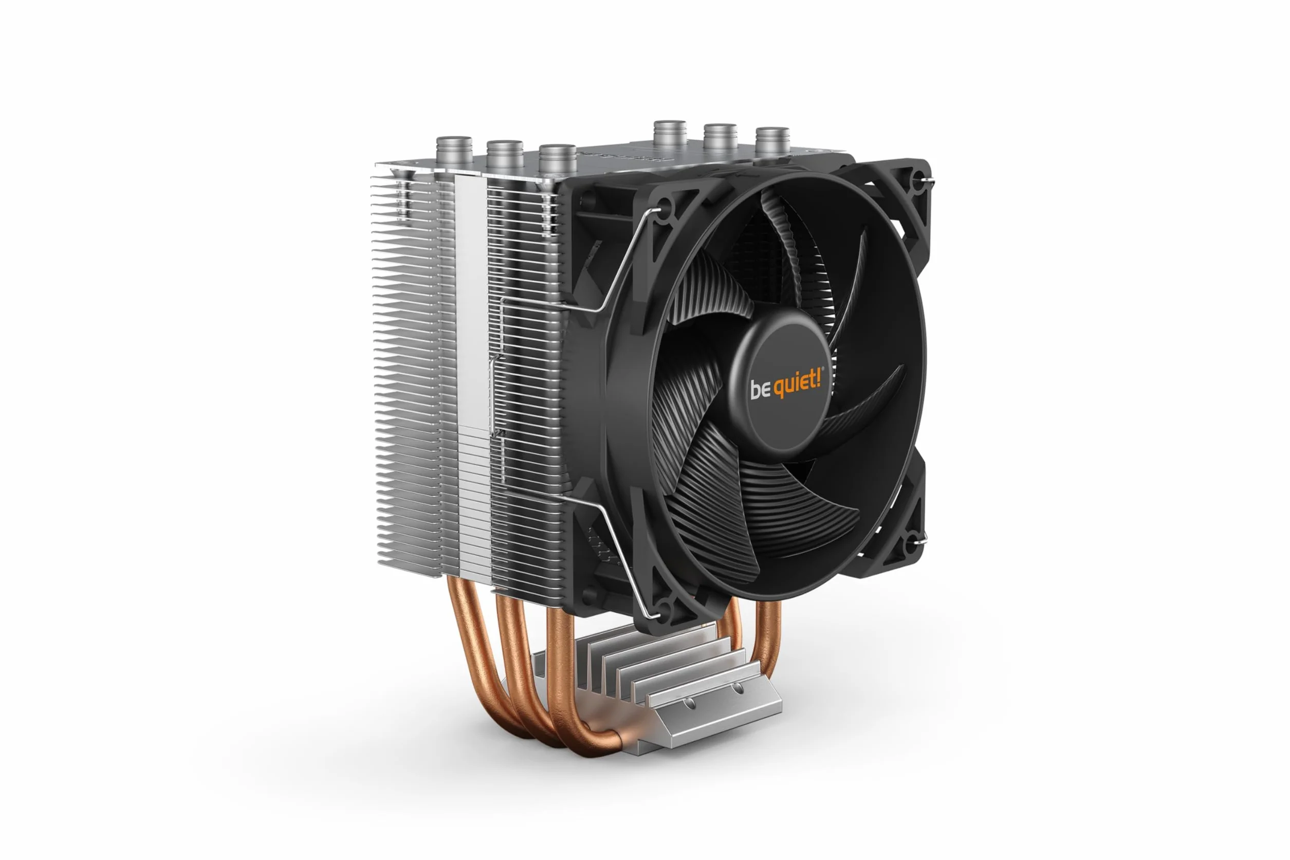 be quiet! Pure Rock Slim 2 Disipador CPU, 130W TDP, 3 Heatpipes 6mm, Ventilador 92mm PWM, Silencioso, Compacto, Fácil instalación, Compatible Intel 1851/1700/1200/1150/1151/1155, AMD AM5/AM4