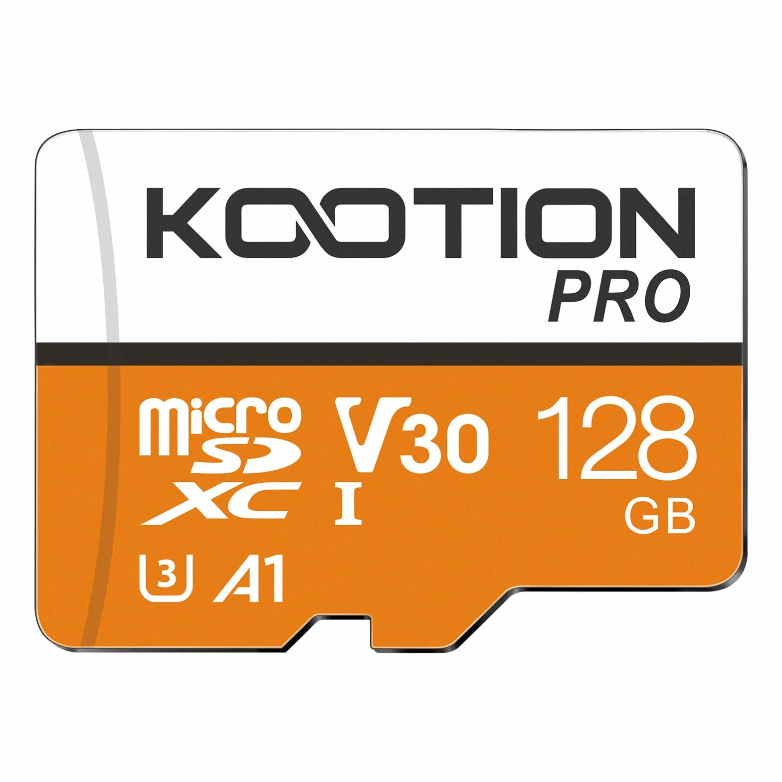 KOOTION Micro SD 128GB, Tarjeta Micro SD 128 GB hasta 90 MB/s Tarjeta SD Memory Card 128 Giga con Adaptador MicroSDXC (U3 y V30) Micro SD Card 128G 4K UHD para Telefonos/Cámara/Gopro