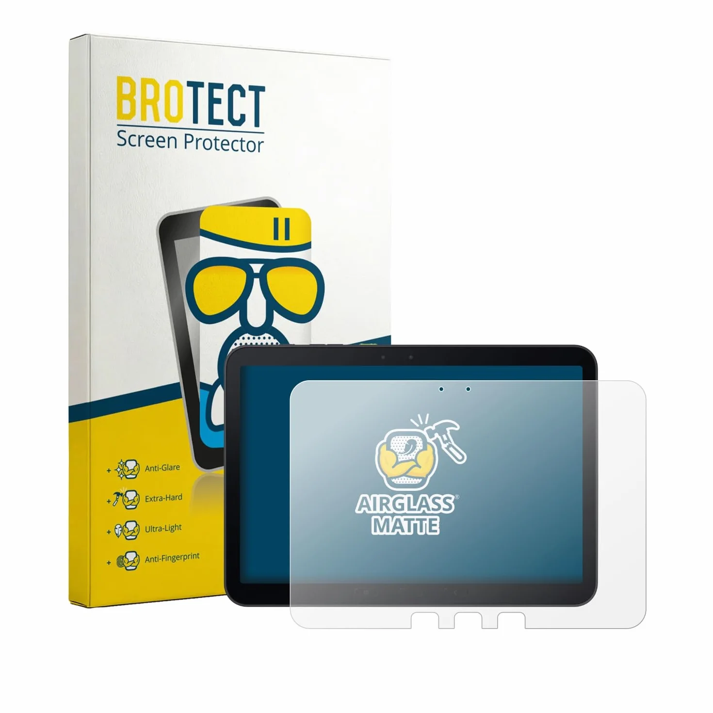 BROTECT Protector Pantalla Mate Cristal para Samsung Galaxy Tab Active 5 Pro (3 Unidades) Protección Anti-Reflejos