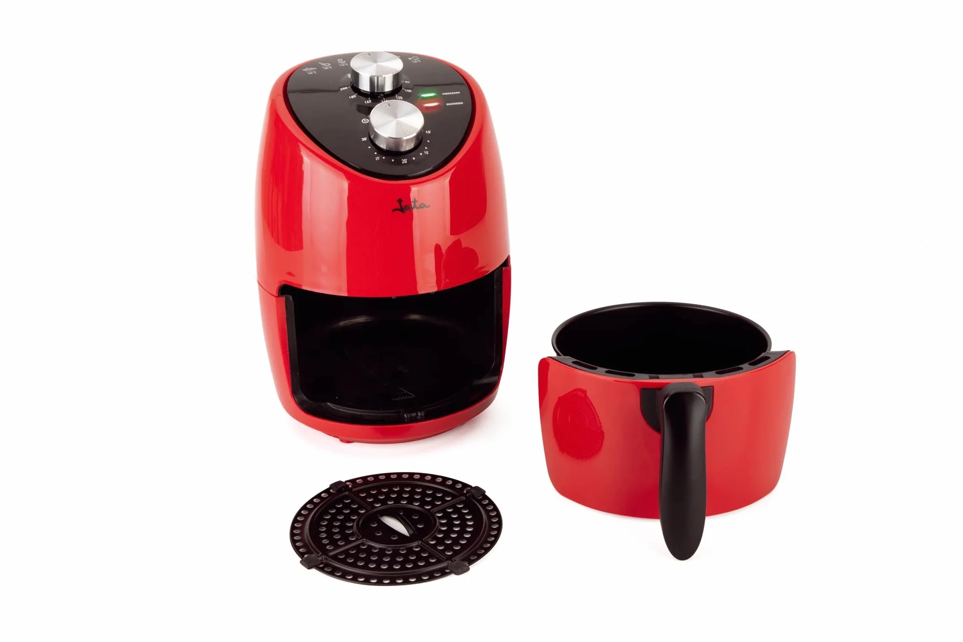 JATA JEFR1222 Freidora de Aire 2 L sin Aceite 200ºC Air Fryer Compacta