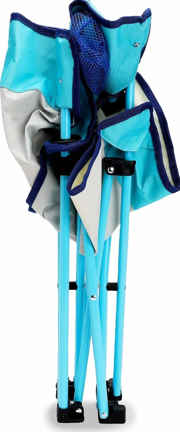 Toyland Silla Plegable para Acampar para niños Bluey & Bingo con portavasos