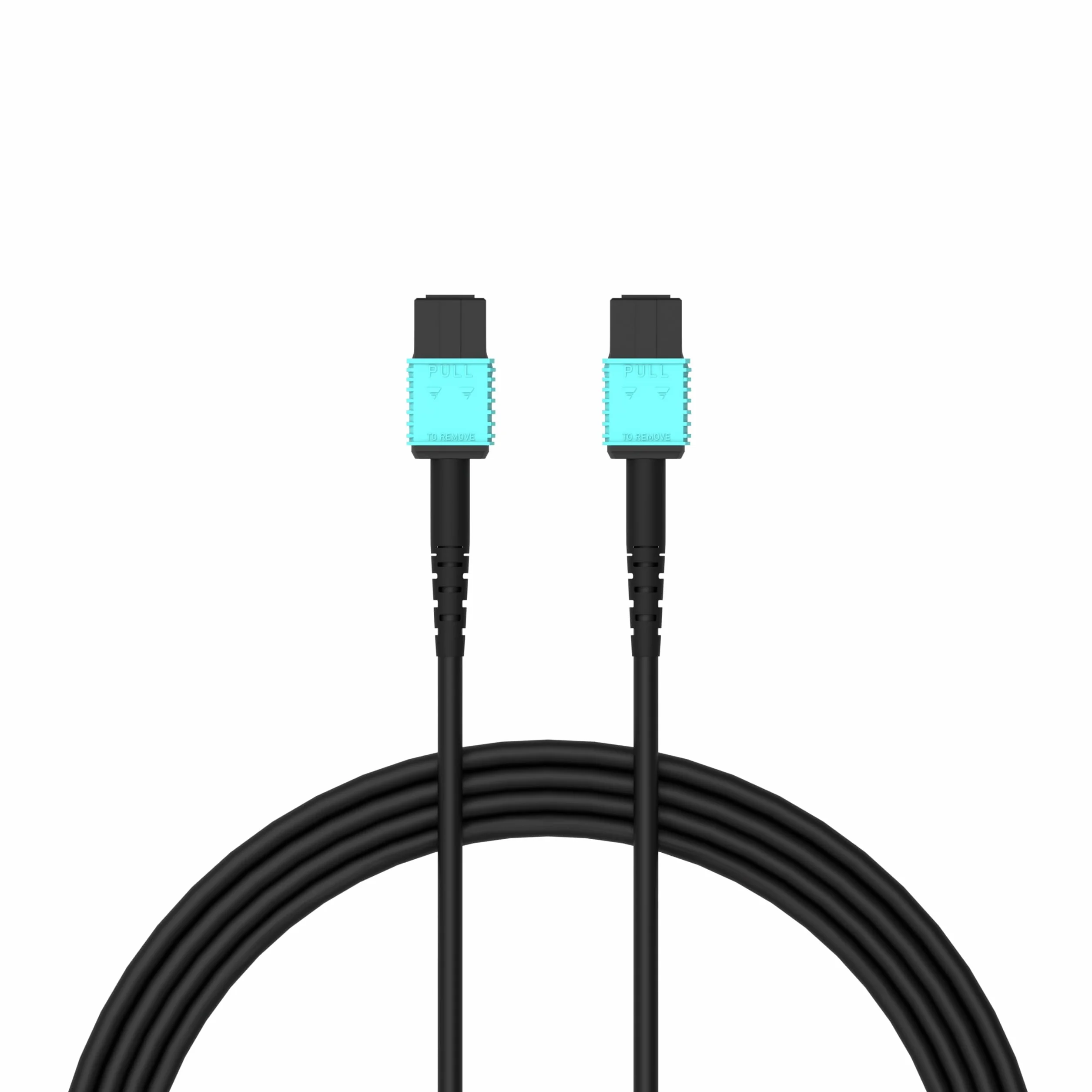 RUIPRO Cable MPO hembra-hembra, fibra óptica pura blindada, 7 fibras, 30 m | La estructura de fibra blindada protege contra tirones, dobleces y compresión en instalaciones empotradas y en conductos