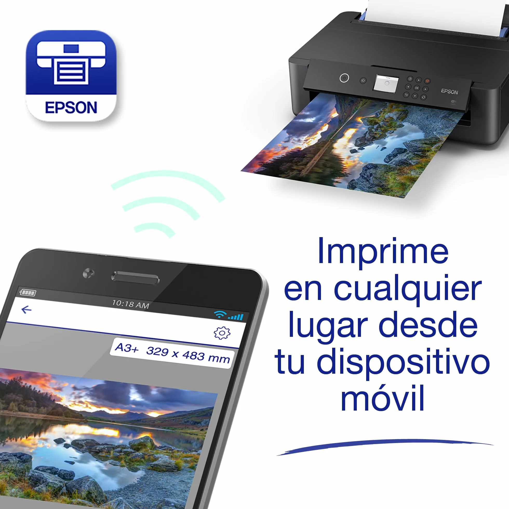 Epson Impresora de inyección de Tinta multifunción Expression Photo HD XP-15000 A3+ con conectividad inalámbrica