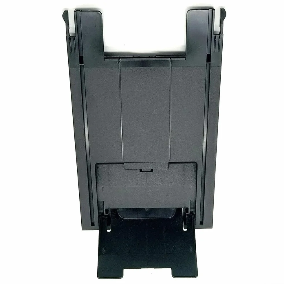 Bandeja de salida de papel compatible con impresoras DCP J100 J200 J205 J102 J105 Series ABS negro Capacidad LTR extendida con deflector antideslizante ajustable para fotos de documentos suaves