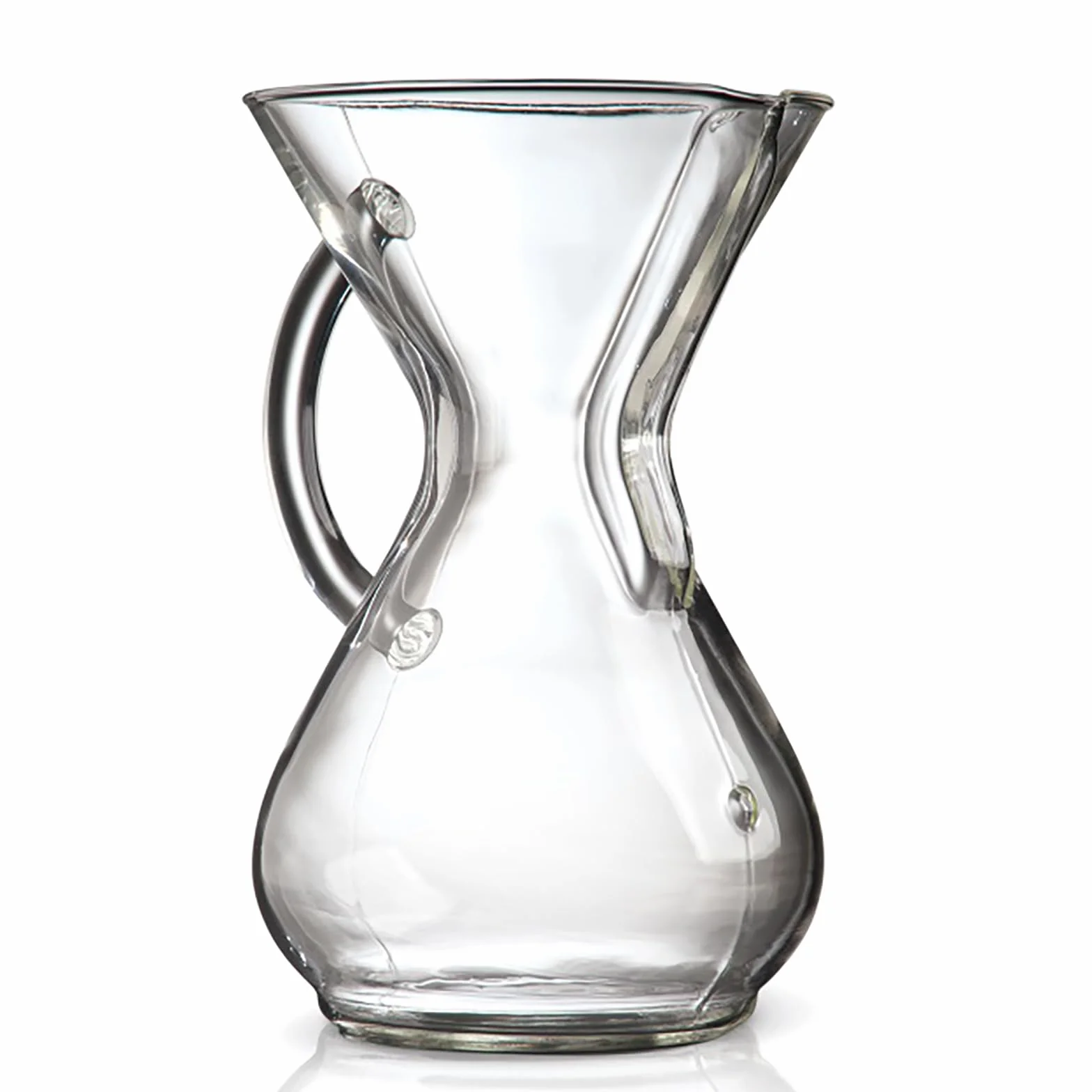 Chemex Cafetera de 6 tazas 880 ml con mango de cristal