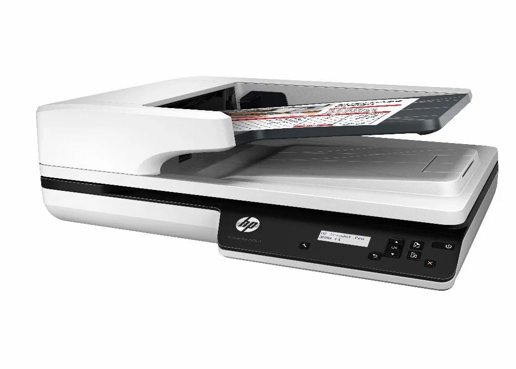 HP ScanJet Pro 3500 f1 Escáner plano con alimentador automático de hojas USB 2.0 USB 3.0 25 ppm Blanco