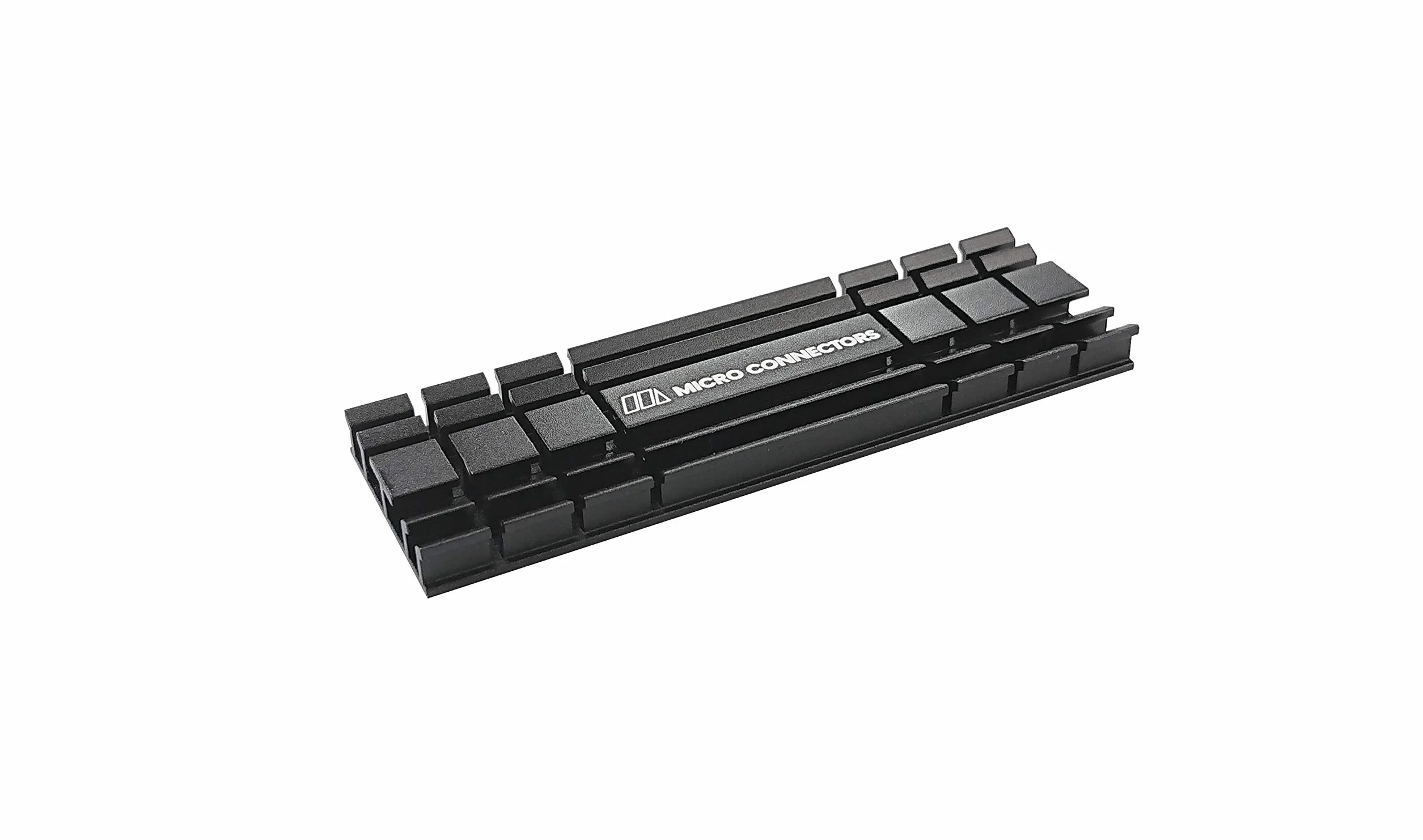 MICRO CONNECTORS Disipador de Calor M.2 SSD de 5 mm de Perfil bajo Compatible con PS5 y PC (NGFFM2-HS804-BK) Negro