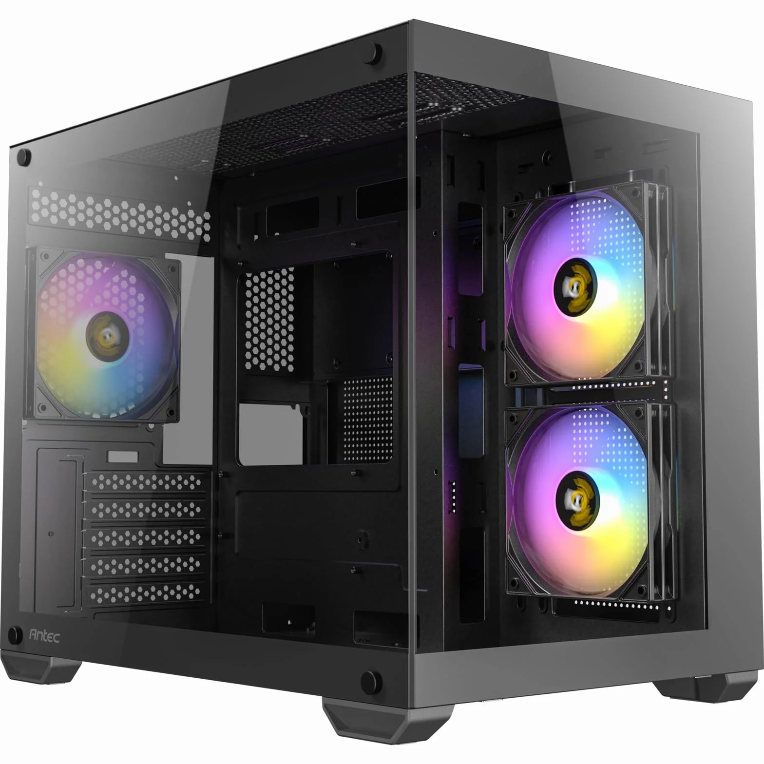 ANTEC CX600M ARGB B - Carcasa para PC (Torre Micro-ATX Gaming, Color Negro