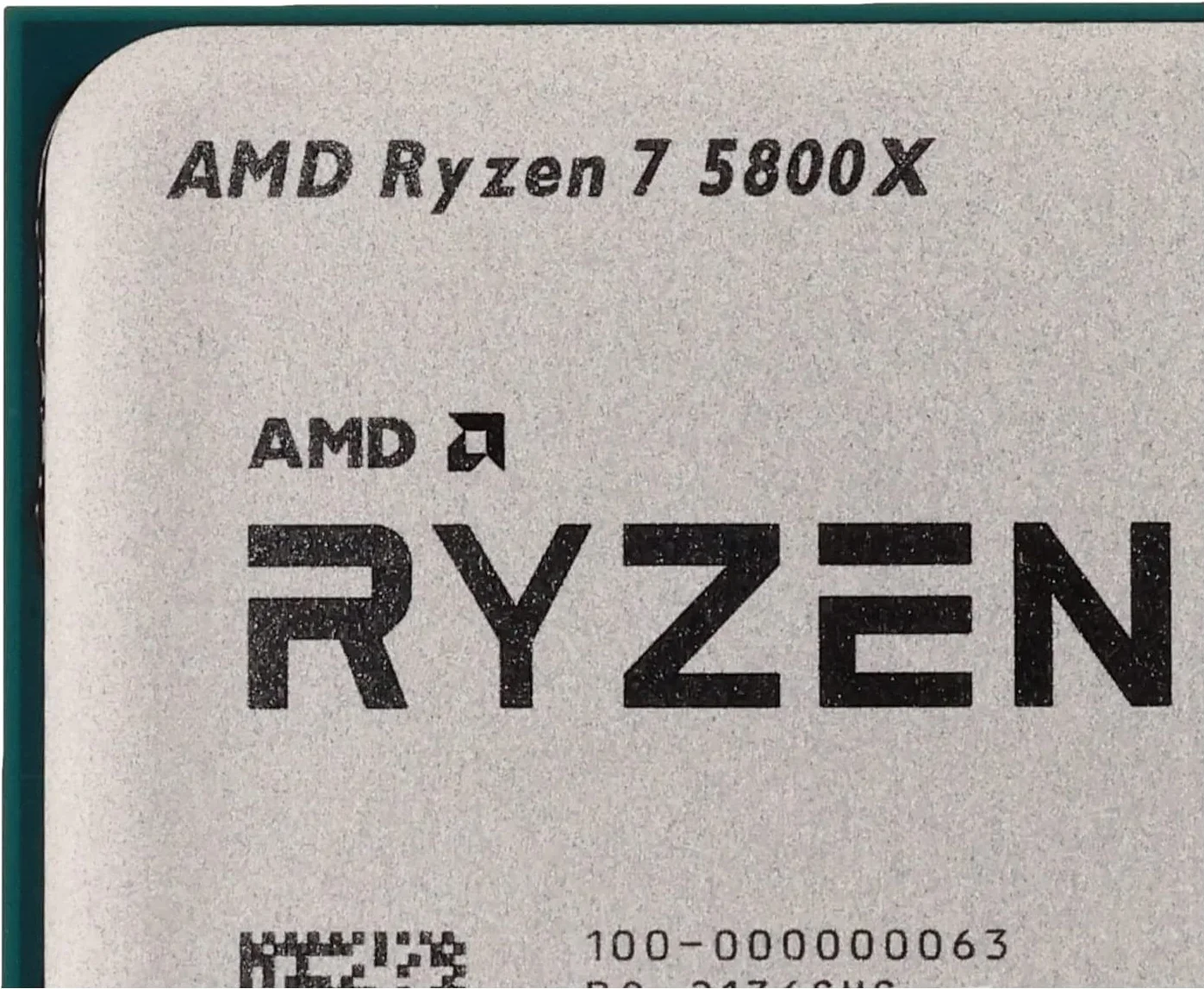 AMD Ryzen 7 5800X Procesador (8 núcleos/16 threads, 105W DTP, Socket AM4, 36 MB Caché, Reloj de aumento máx. hasta 4,7Ghz, no cooler)