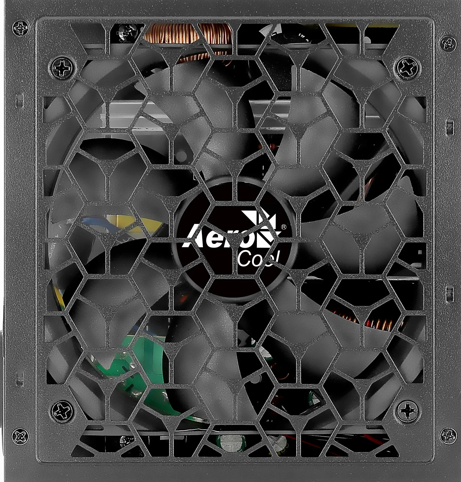 Aerocool AEROW650, Fuente de Alimentación PC 650W, 80Plus White 230V EU, ATX 12V, Ventilador 12cm, Negro