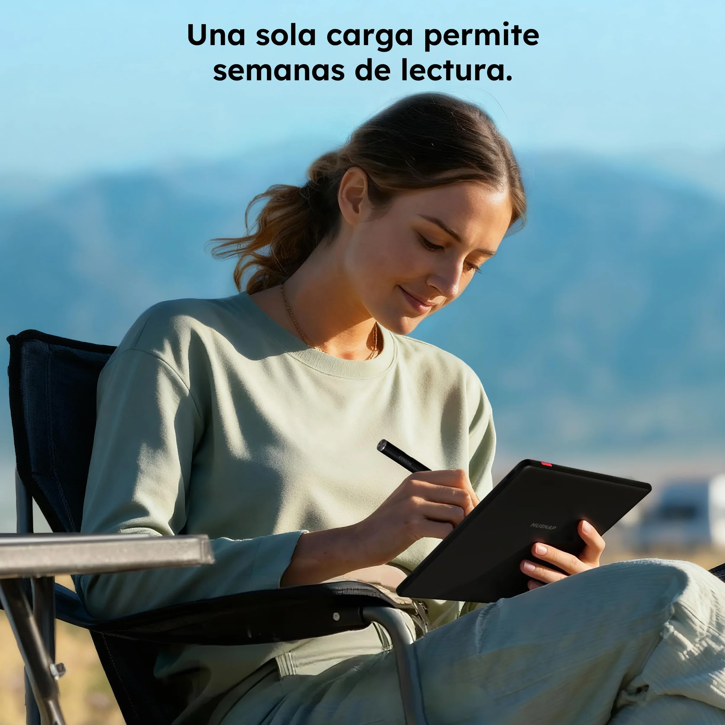 Ocean - Lector de libros electrónicos de 64 GB + 4 GB de 7 pulgadas compatible con escritura a mano, tableta de papel de tinta electrónica de 7 pulgadas con batería de larga duración para leer