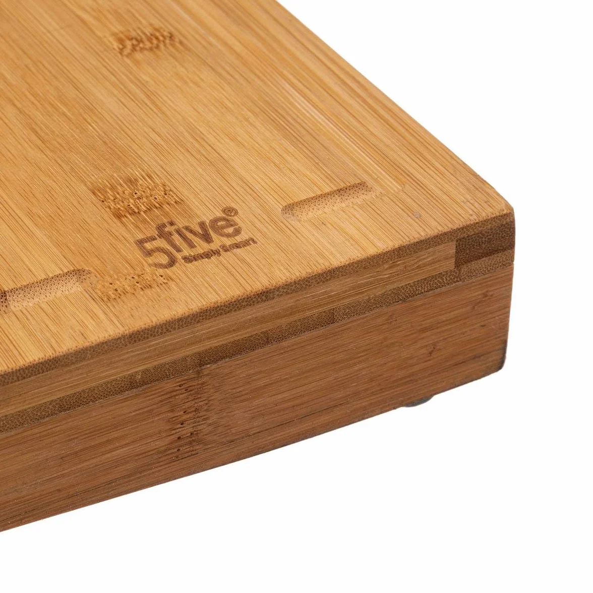 Funda de bambú 3 en 1 para placa de cocina 52x58 cm - Tabla de cortar, protector antiadherente