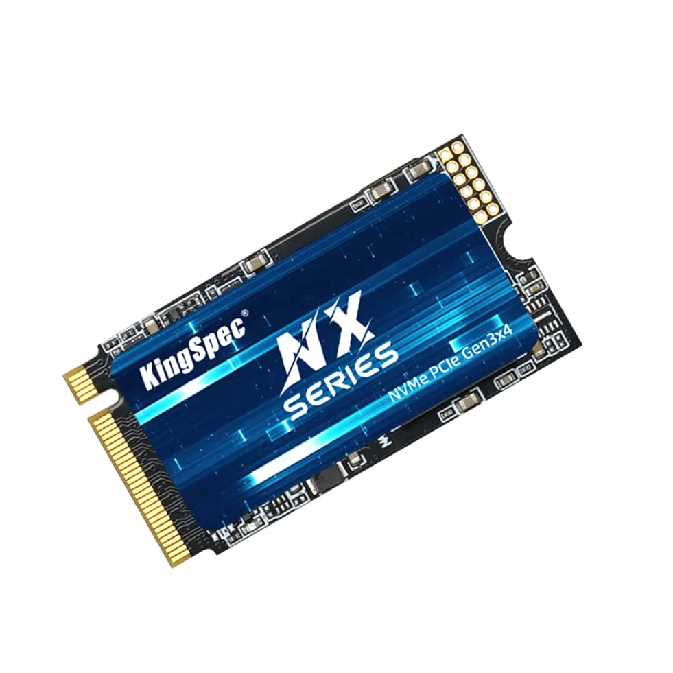Kingspec 512GB M.2 2242 NVMe SSD - Velocidad de Lectura de hasta 3500 MB/s, M.2 PCIe 3.0 SSD 3D NAND Flash, Compatible con PC/Desktop/Laptop