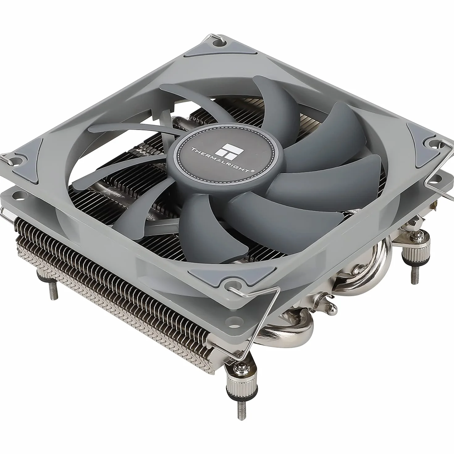 TR-Thermalright AXP90 X36 Refrigerador de CPU - 4 Tubos de Calor, Ventilador Silencioso de 92mm de Bajo Perfil-2700rpm, para AMD AM4/AM5, Intel LGA1851/1700/115x/1200, Refrigerador de PC de Bajo