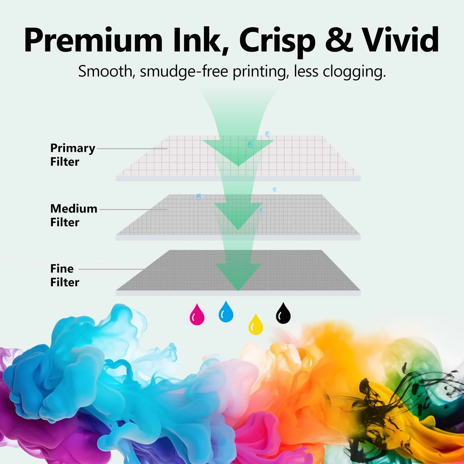 COLORETTO 301XL Tinta para HP 301 Negro Deskjet 2540 3050 2050 3055a 2510 1050 3055 2543 2550 1015 1510 1512 Envy 4500 4502 4503 5530 Officejet 2620 2622 4630 Tinta Negra para HP 301 Cartuchos 301