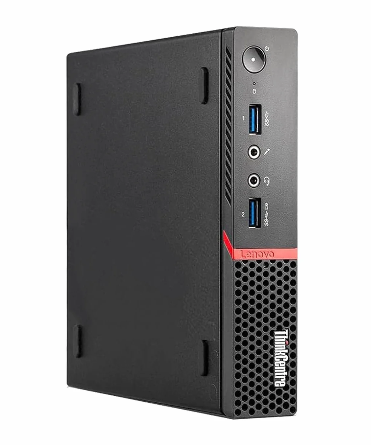 Lenovo ThinkCentre M900 - Mini ordenador de escritorio con pantalla de 24", Intel Core i5-6500, 8 GB de RAM, SSD 256 GB, WiFi, Bluetooth, teclado QWERTY americano, Windows 11 Pro (reacondicionado)