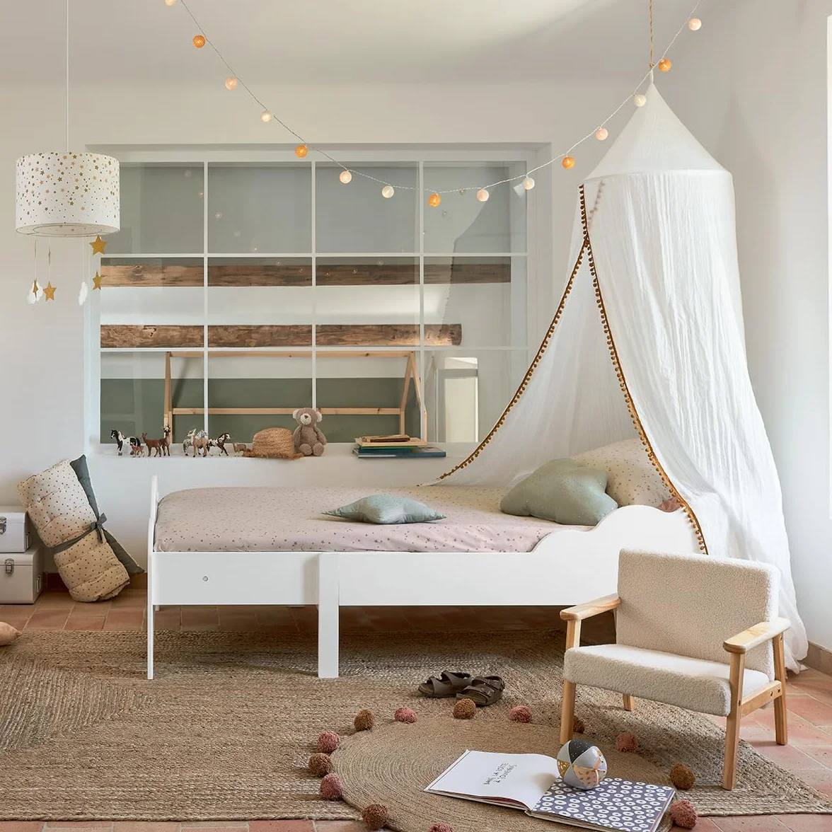 Sillón Infantil Basile Crudo Felpa Atmosphera