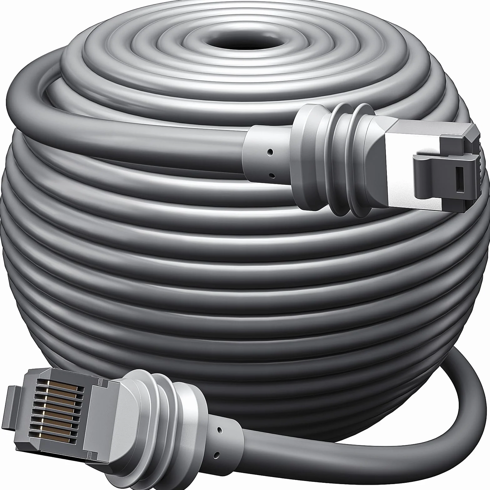 Starlink Gen 3 Cable extralargo de 50 m, cable Ethernet de repuesto para Starlink Generation 3, Starlink Mini, transmisión de datos de alta velocidad, diseño resistente al agua (gris)