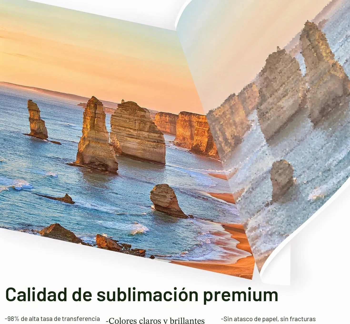 akaca Tinta de Sublimación 508ml Transferencia de Prensa de Calor en Camiseta, Taza, Cajas del Teléfono, etc., Compatibles con Epson EcoTank Supertank Impresoras ET-2760 ET-2800 ET-2803 ET-2850