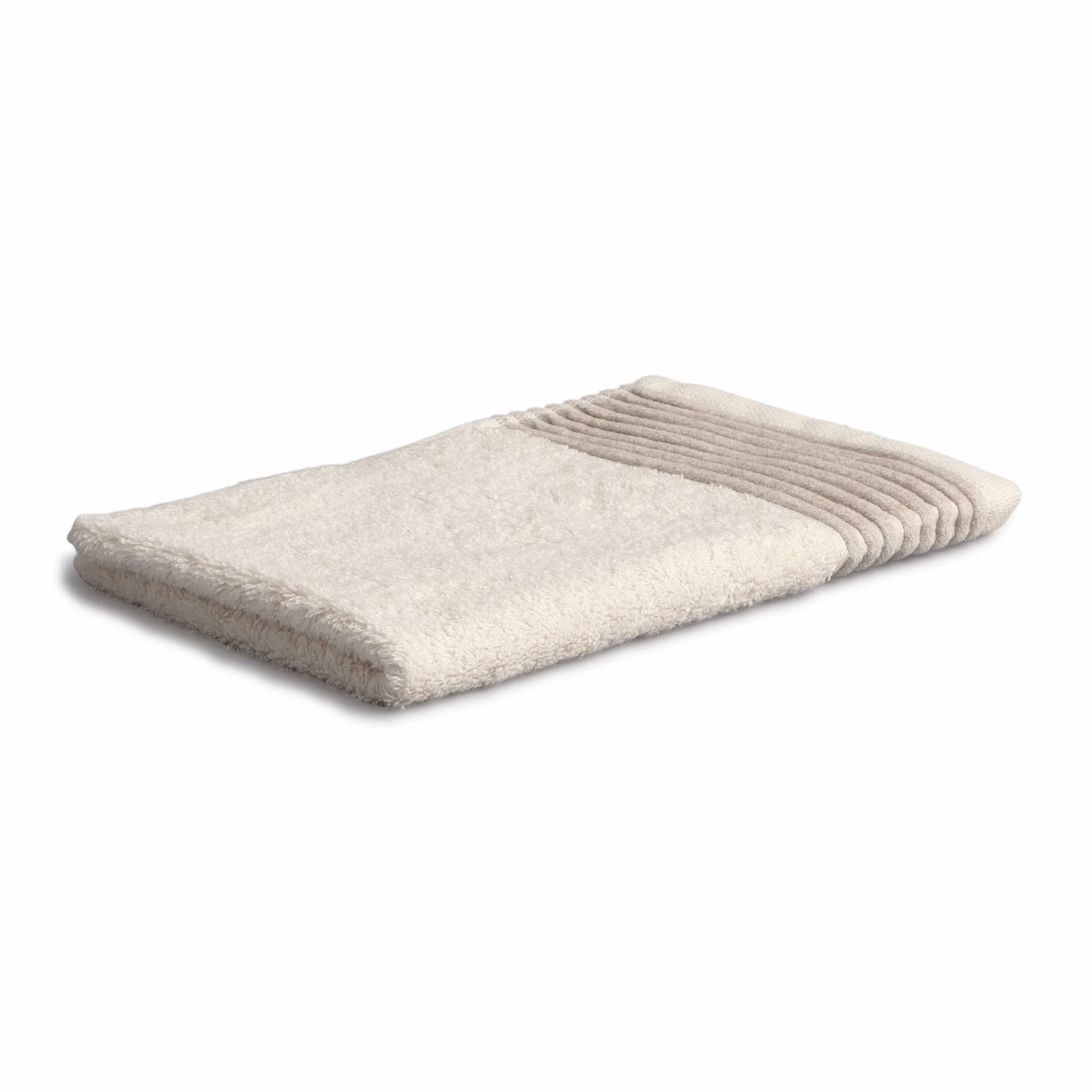 Möve Toalla Wellness para Invitados con Ribete de Chenilla, 30 x 50 cm, 100% algodón (Spinair), Color Natural
