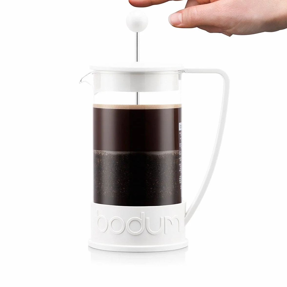 Bodum Brazil Cafetera 8 tazas 1 l plástico blanco crema