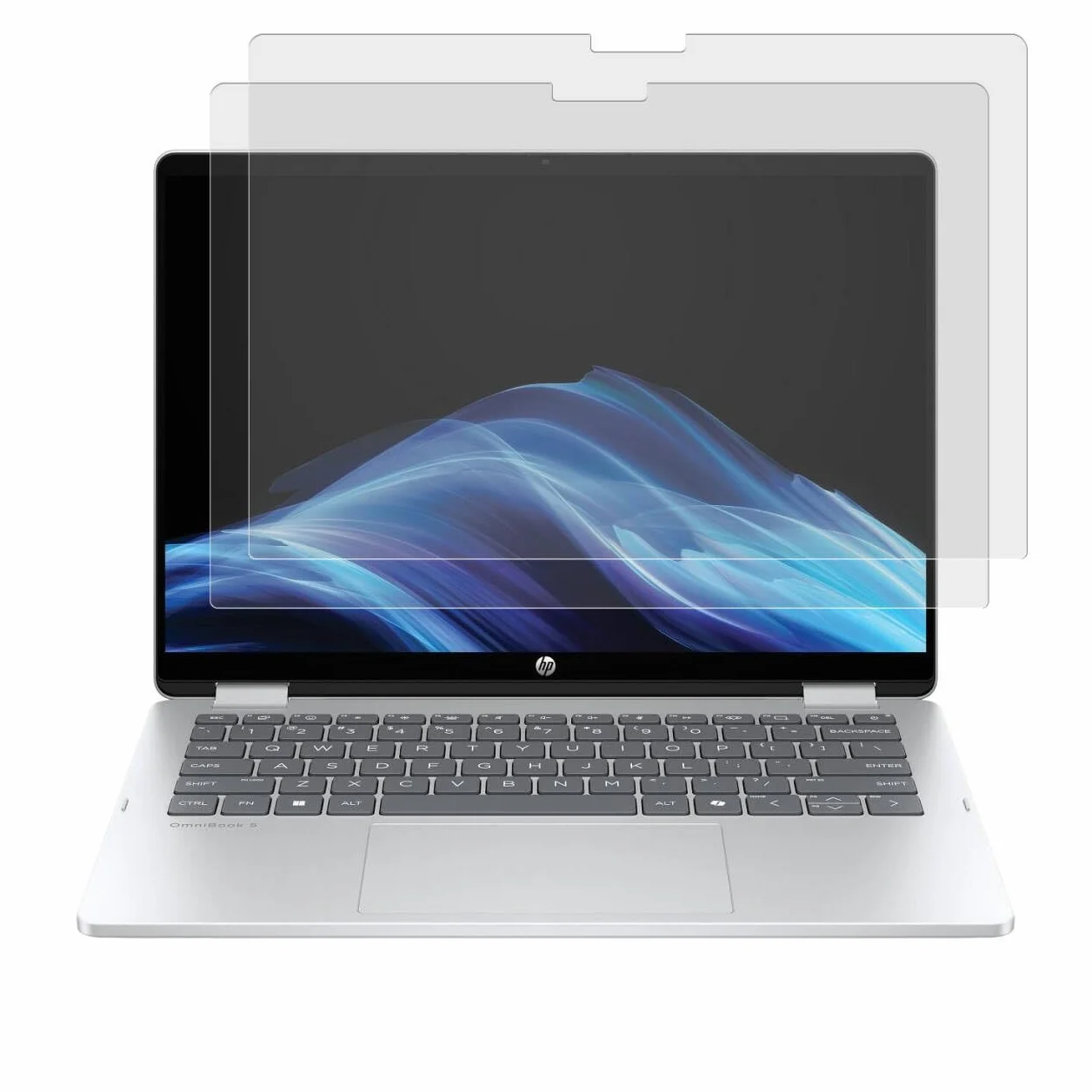 MUBUY-GOL Paquete de 2 protectores de pantalla de 14 pulgadas para HP OmniBook 5 Flip 2 en 1 de 14 pulgadas (14-fp0000) antirreflejos y antihuellas dactilares (mate)