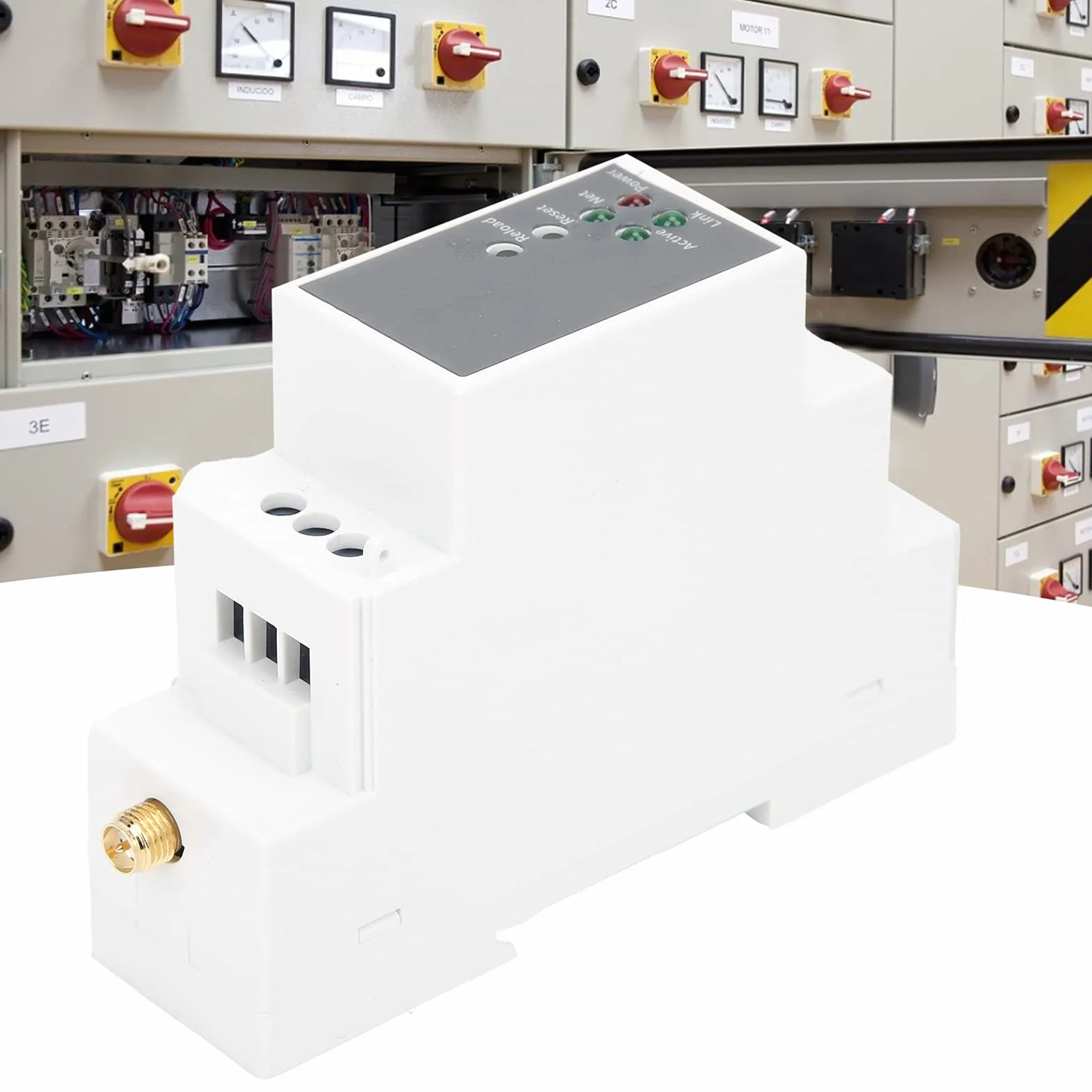 Servidor Serie WiFi RS485 Módulo Ethernet Montaje en Riel 100-240VAC Modbus