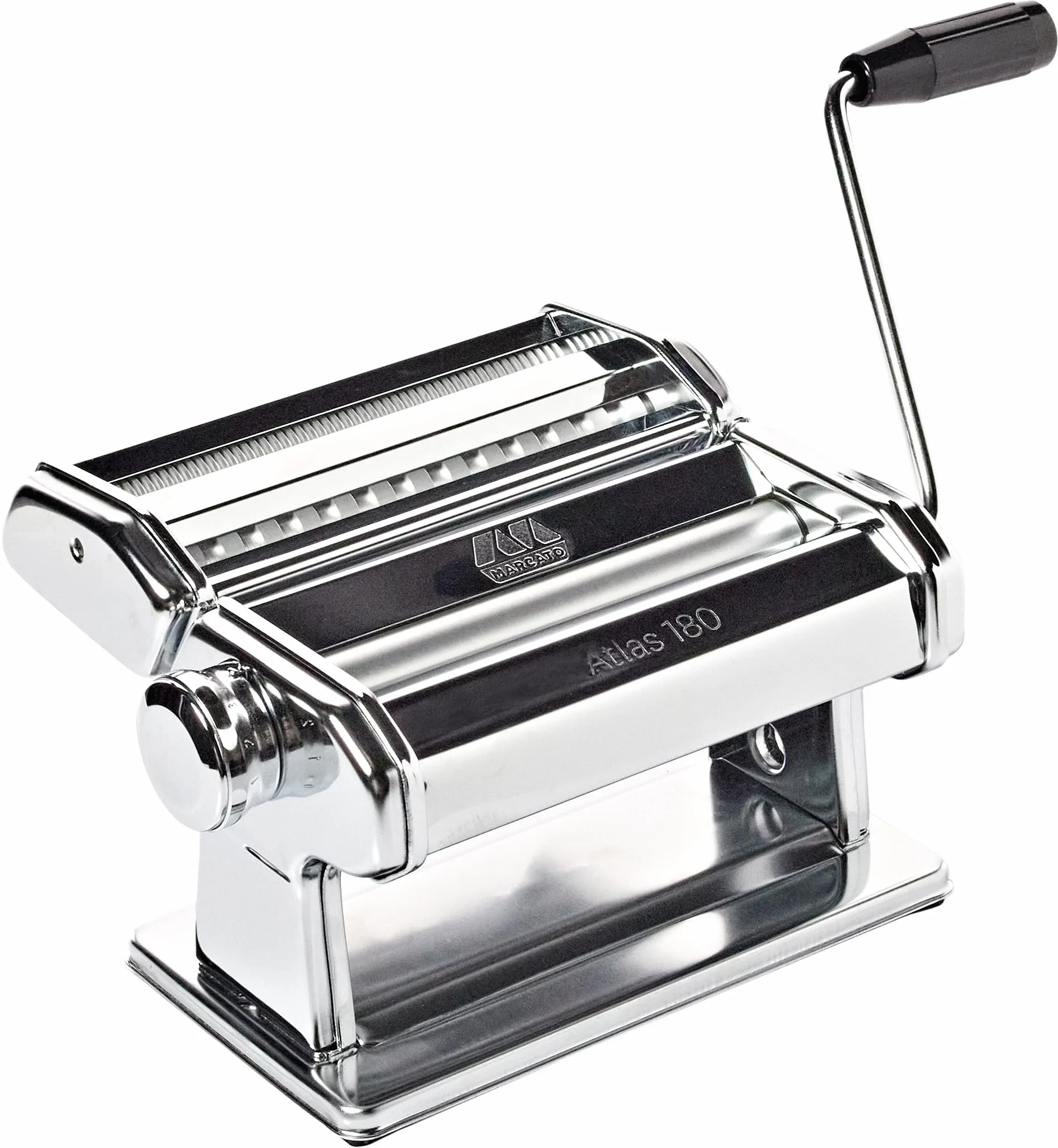 Marcato Atlas 180 Máquina para Pasta Acero Cromado 3 Accesorios