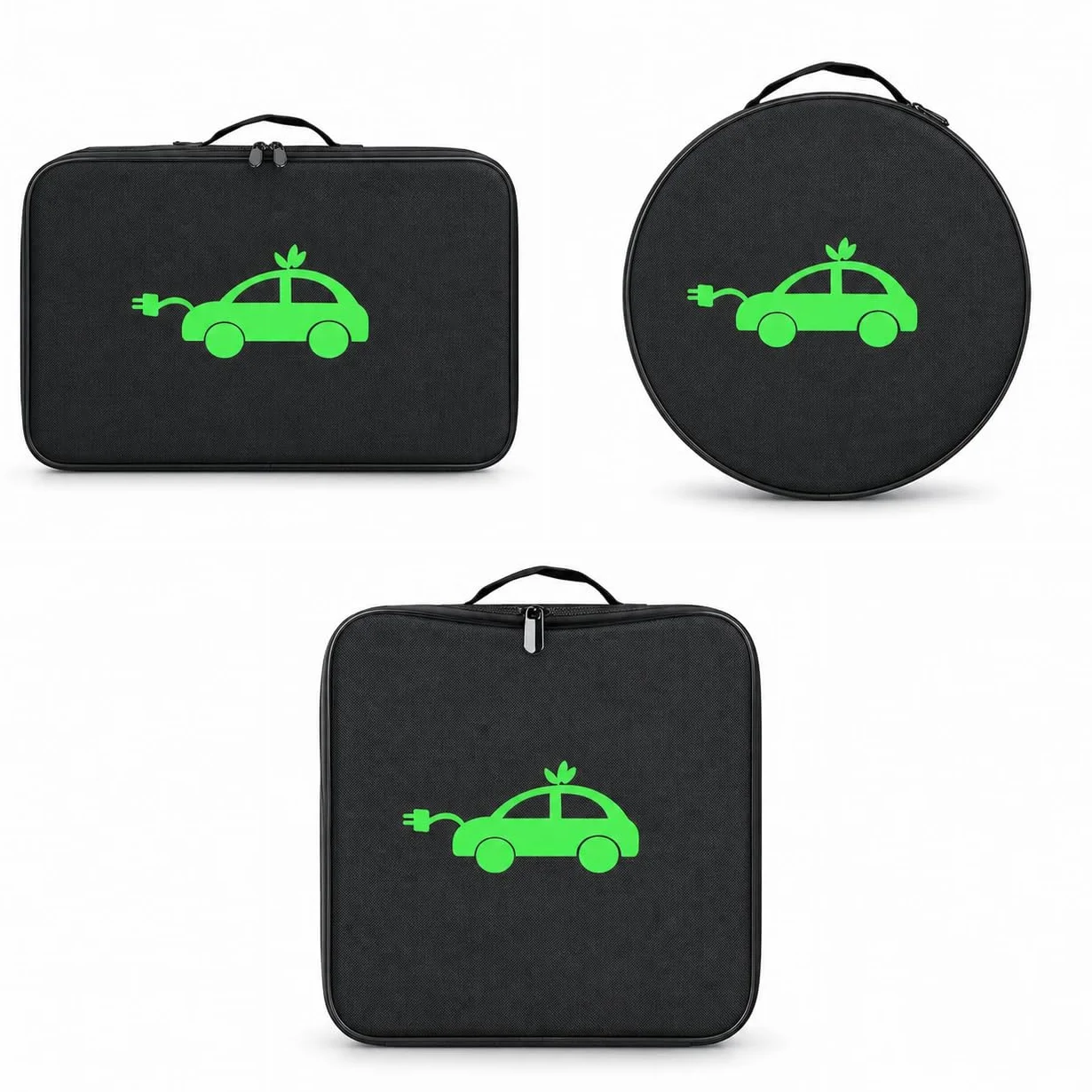 Bolsa Cable para Seat Tarraco eHybrid 2021-2024 | Bolsa cable carga, tres formas, compra separada, cierre zip, asa, maletero, venta individual, uso diario práctico