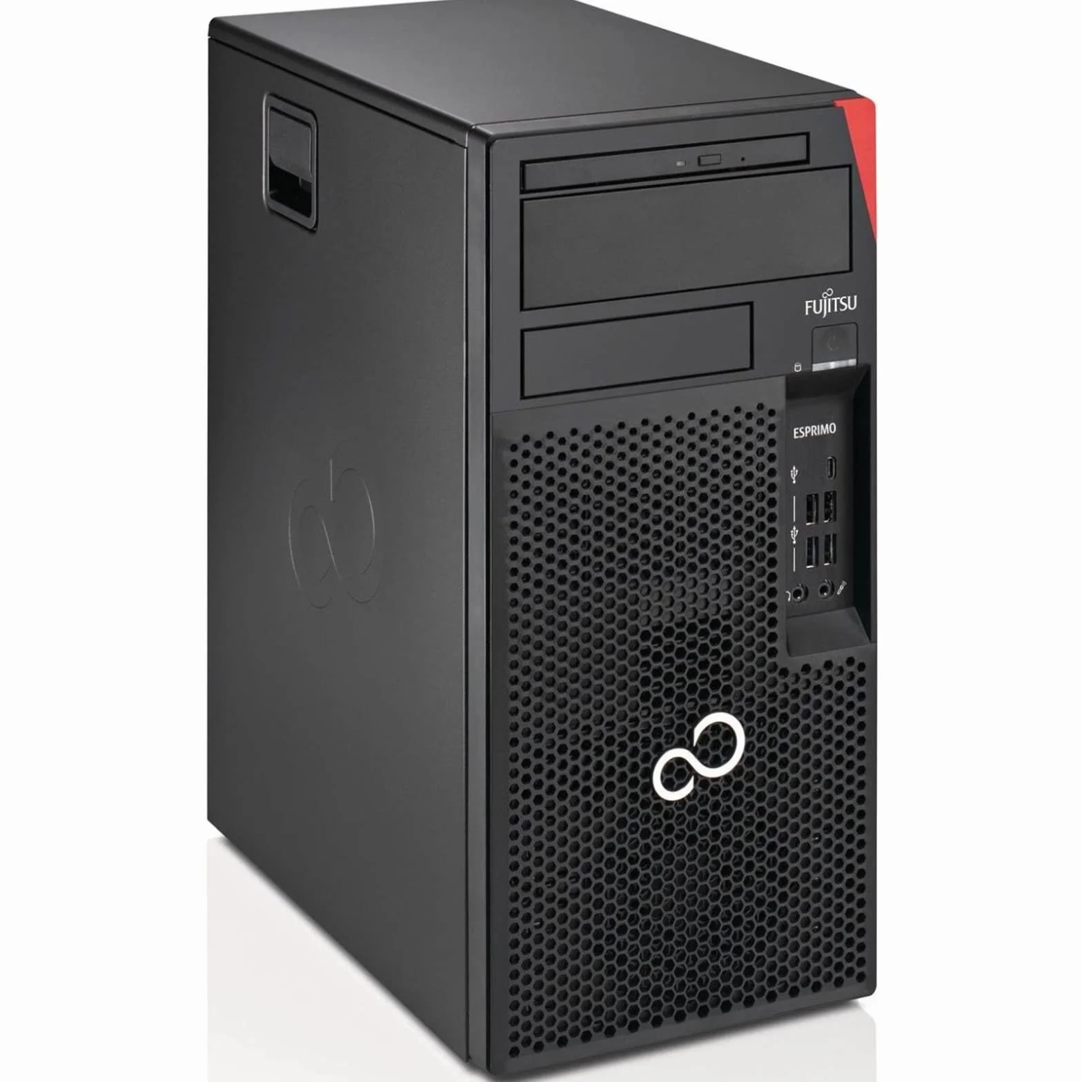 Fujitsu PC Desktop Tower Esprimo P757, Procesador Core i7-6700T, Memoria RAM 8GB, Disco SSD 240GB, Windows 11 Pro (Reacondicionado)
