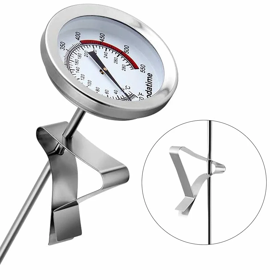 Sonda larga de acero inoxidable para freidora de aceite termómetro de barbacoa temperatura