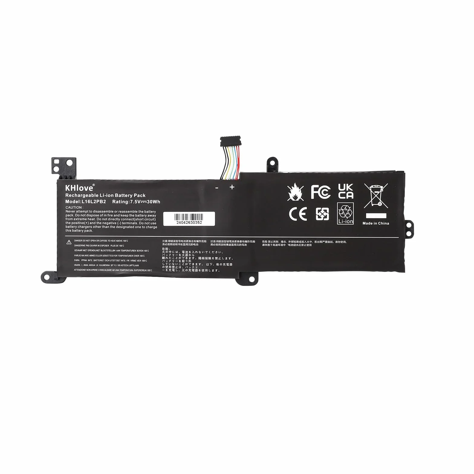 L16M2PB1 L16M2PB2 L16C2PB2 L16L2PB2 Laptop Batería para Lenovo IdeaPad 320-15IAP 320-15IKB 320-15ISK 320-17IKB 320-17ISK 320-14IKB 320-14AST 320-15ABR 320-15AST V145-14AST 15AST V320-17IKB