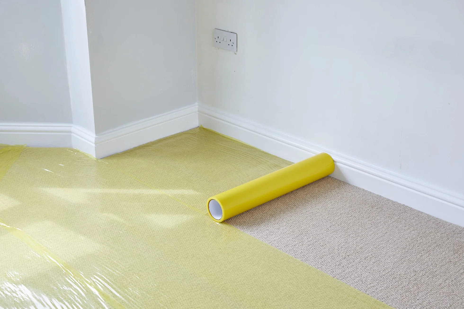 ProDec Rollo protector de alfombra 25 m autoadhesivo impermeable transparente