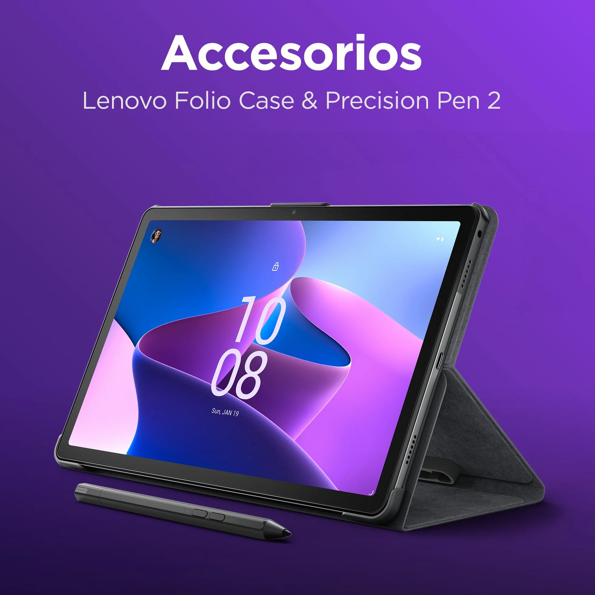Lenovo Tab M10 Plus (3rd Gen) - Tablet de 10.61" 2K (MediaTek Helio G80, 4GB de RAM, 64GB ampliables hasta 1 TB, 4 Altavoces, WiFi + Bluetooth, Android 12) - Gris Oscuro