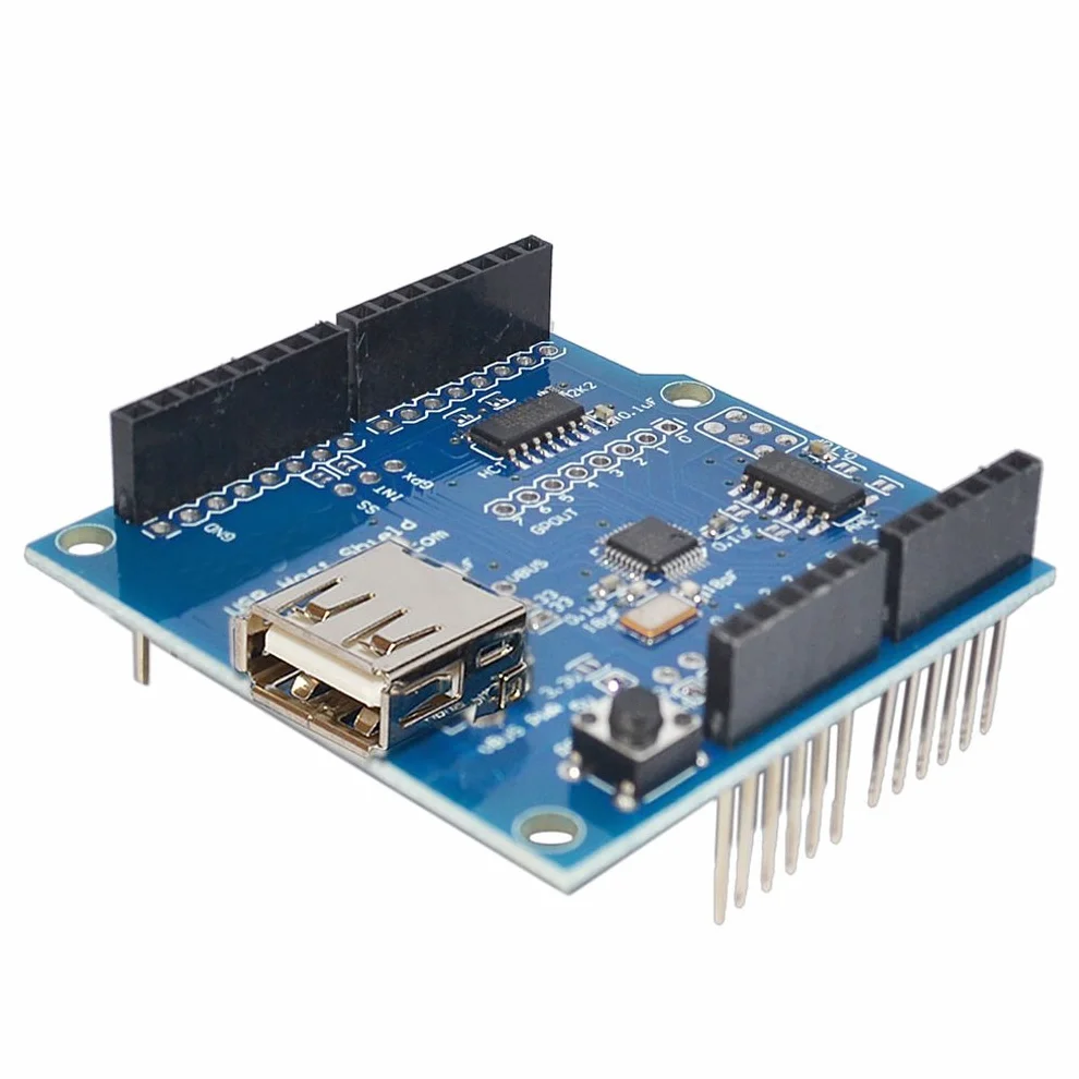 HiLetgo USB Host Shield for Arduino UNO Mega 2560 Support Google Android ADK USB HUB