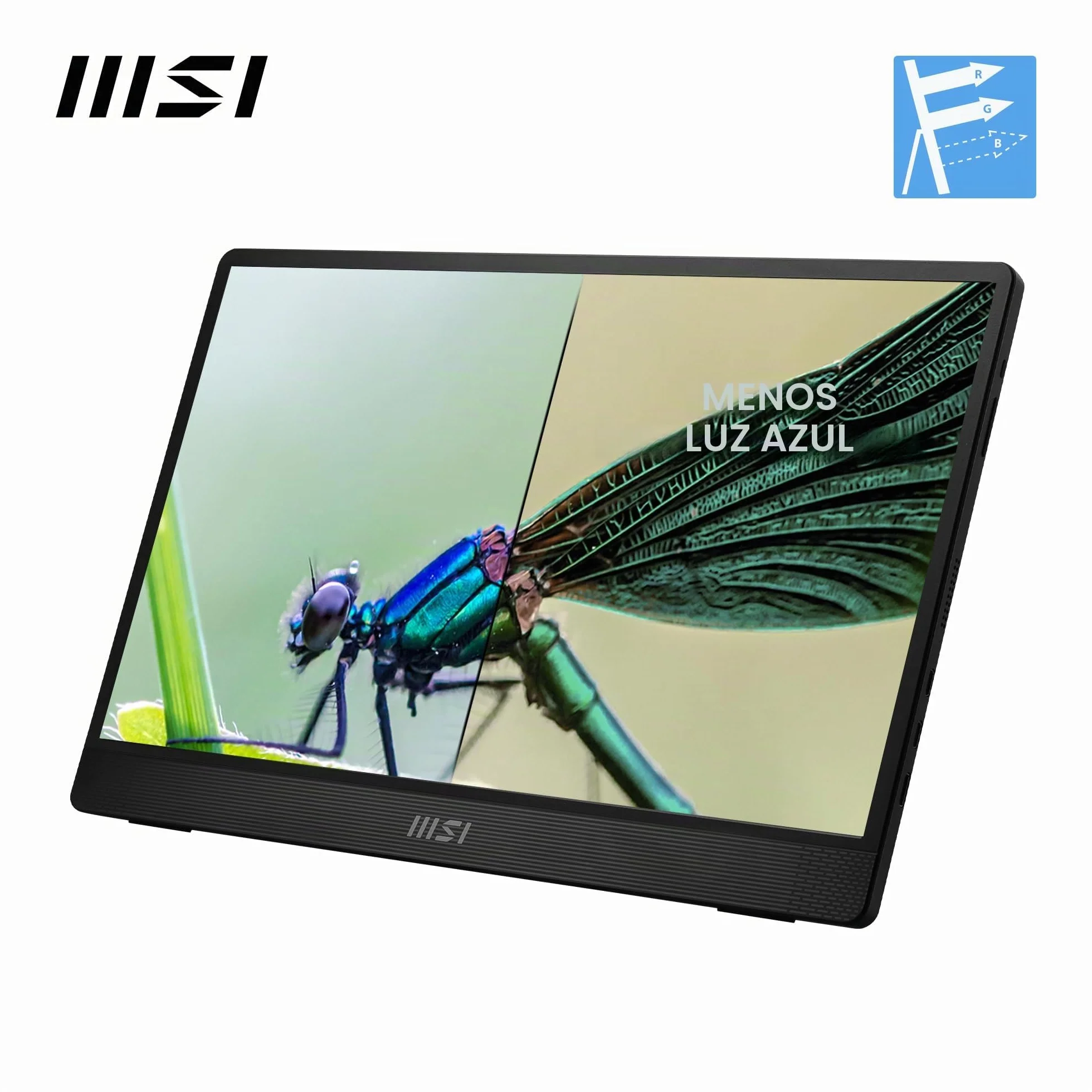 MSI Pro MP161 E2U Monitor portátil Full HD 15,6" Panel IPS 1920x1080 60Hz Mini-HDMI 2.0b USB Type-C