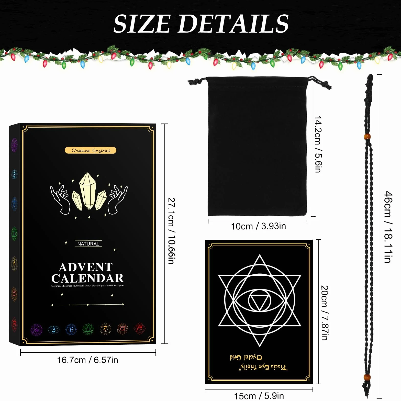 Calendario Adviento 2026 Minerales y Piedras Preciosas 25PCS
