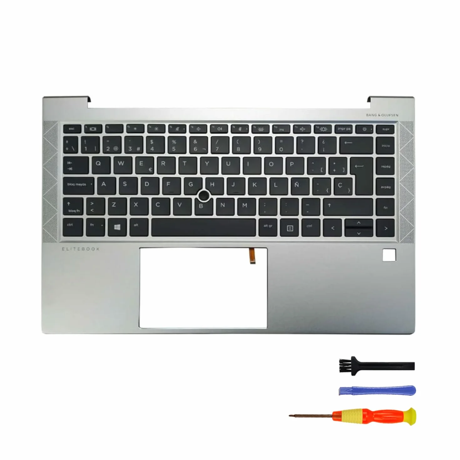 Teclado de Repuesto Retroiluminado con Distribución en Español para HP EliteBook 840 G7 y 845 G8