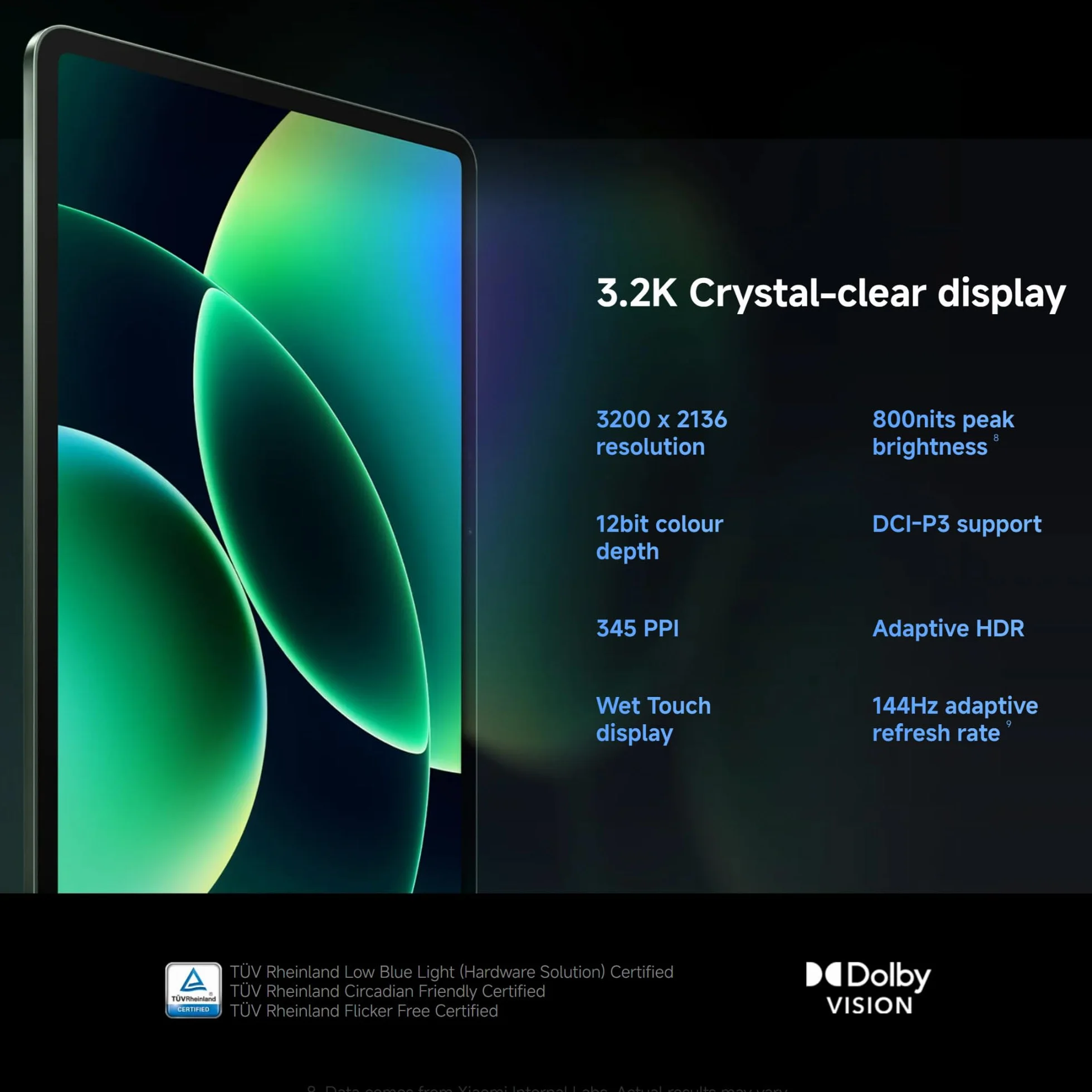 XIAOMI Pad 8 - Tablet de 11.2" 3.2K (Snapdragon 8s Gen 4, 8GB de RAM, 128GB de ROM, WiFi 7, 1 año de garantía Extra, batería de 9200 mAh, Cargador no Incluido), Gris (Versión ES)