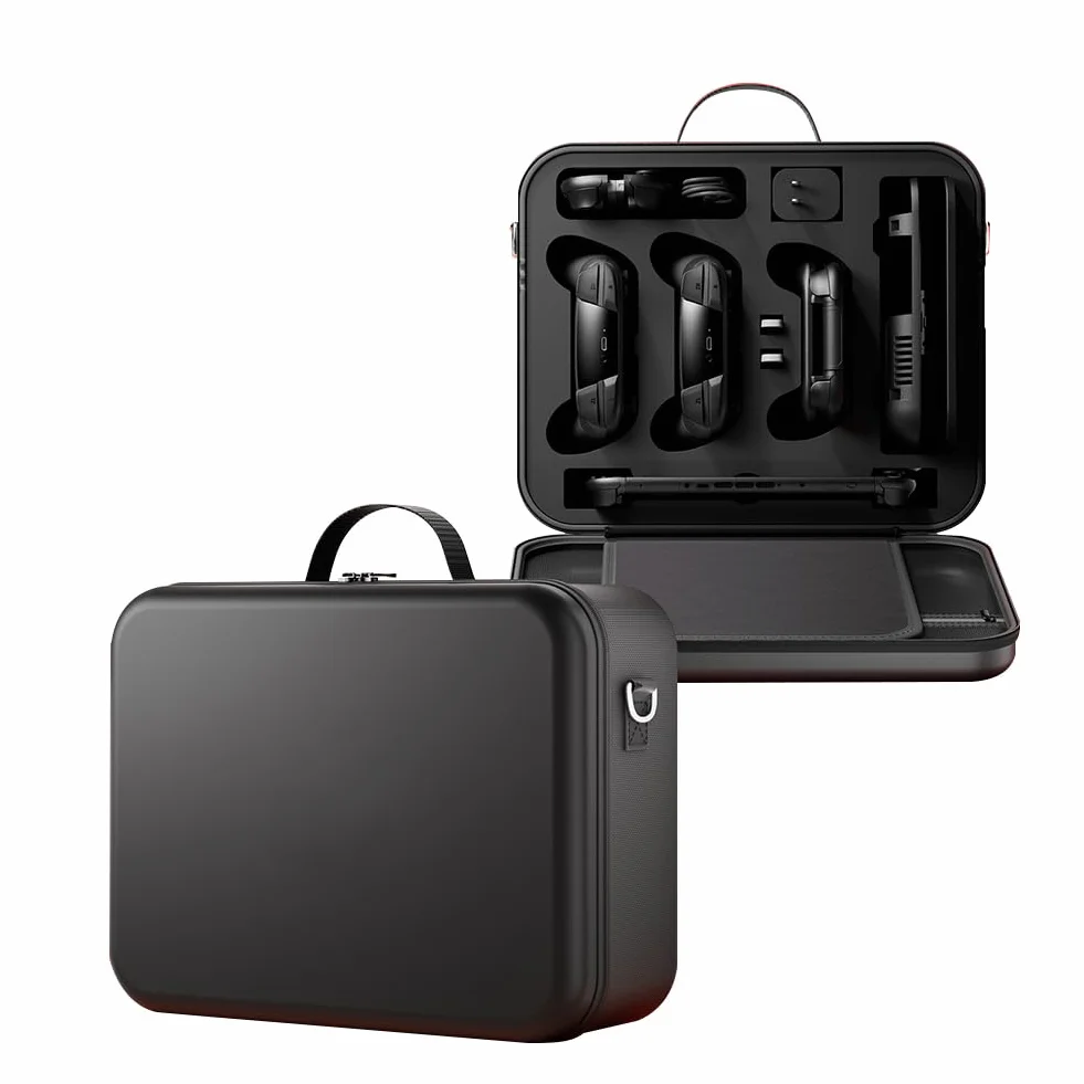 HTU Estuche de Transporte Bolsa de Almacenamiento portátil para Accesorios de Consola Switch2 (Negro)