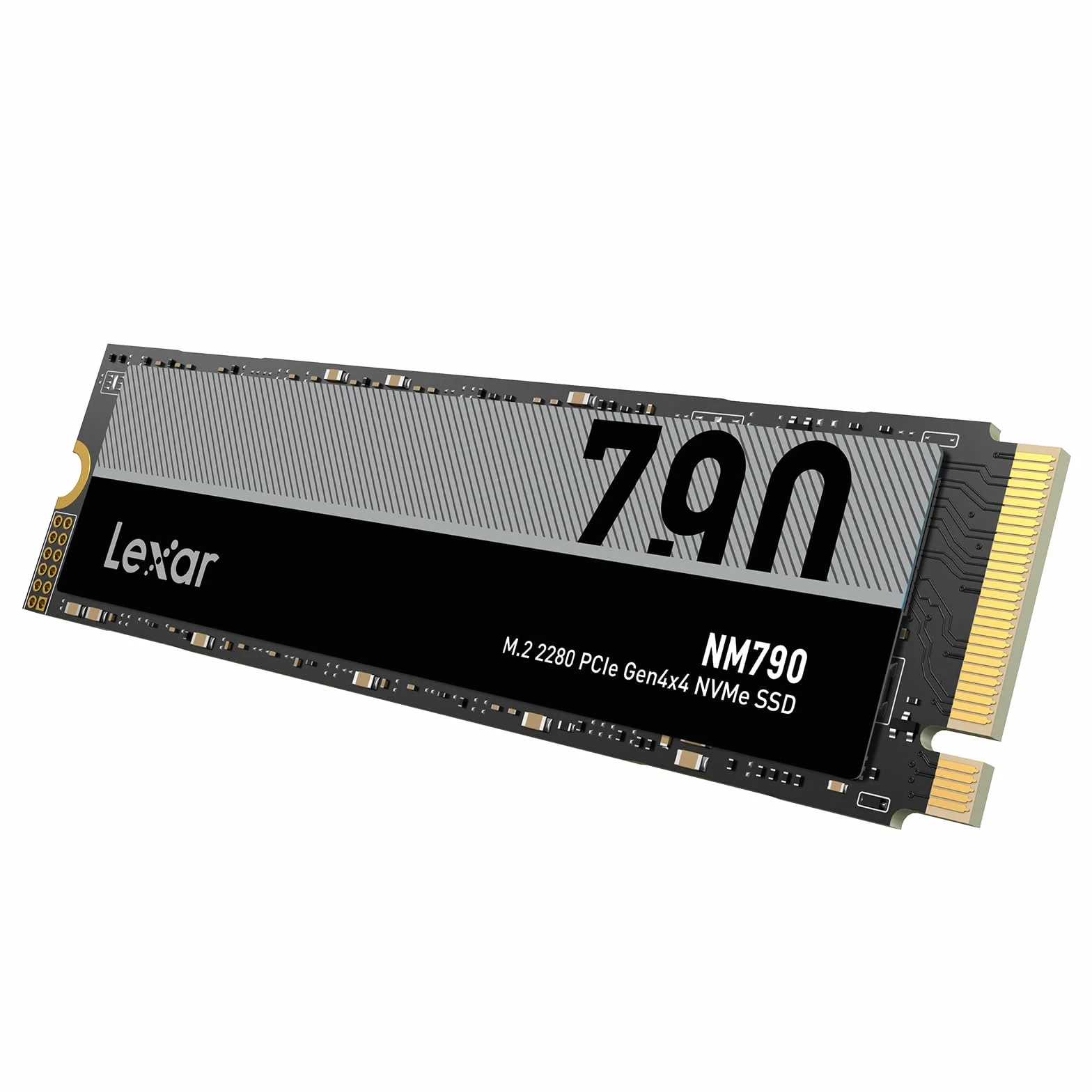 Lexar NM790 2 TB SSD, PCIe Gen4x4 NVMe 1.4 M.2 2280 SSD, hasta 7.400 MB/s de Lectura, 6.500 MB/s de Escritura, para PS5, PC, Ordenador portátil y Jugadores