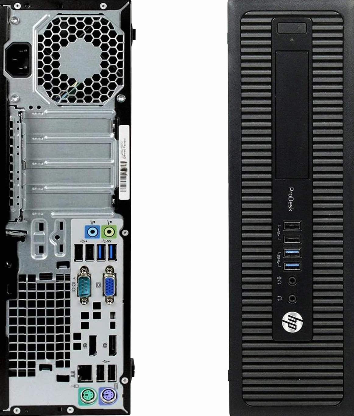 HP Prodesk 600 G2 SFF Desktop Computer, Intel Core i5-6500, 8 GB de RAM, 500 GB HDD, Teclado QWERTY Estadounidense, WiFi, Bluetooth, Windows 11 Pro (reacondicionado)