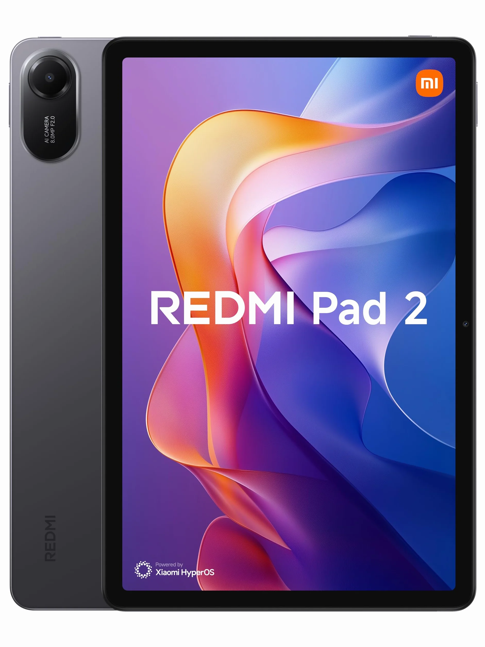 XIAOMI Redmi Pad 2 - Tablet de 11" 2.5K (MediaTek G100-Ultra, 4GB de RAM, 128GB de ROM, WiFi 5 + Bluetooth 5.3, Batería de 9000 mAh, Cargador no Incluido), Gris (Versión ES)