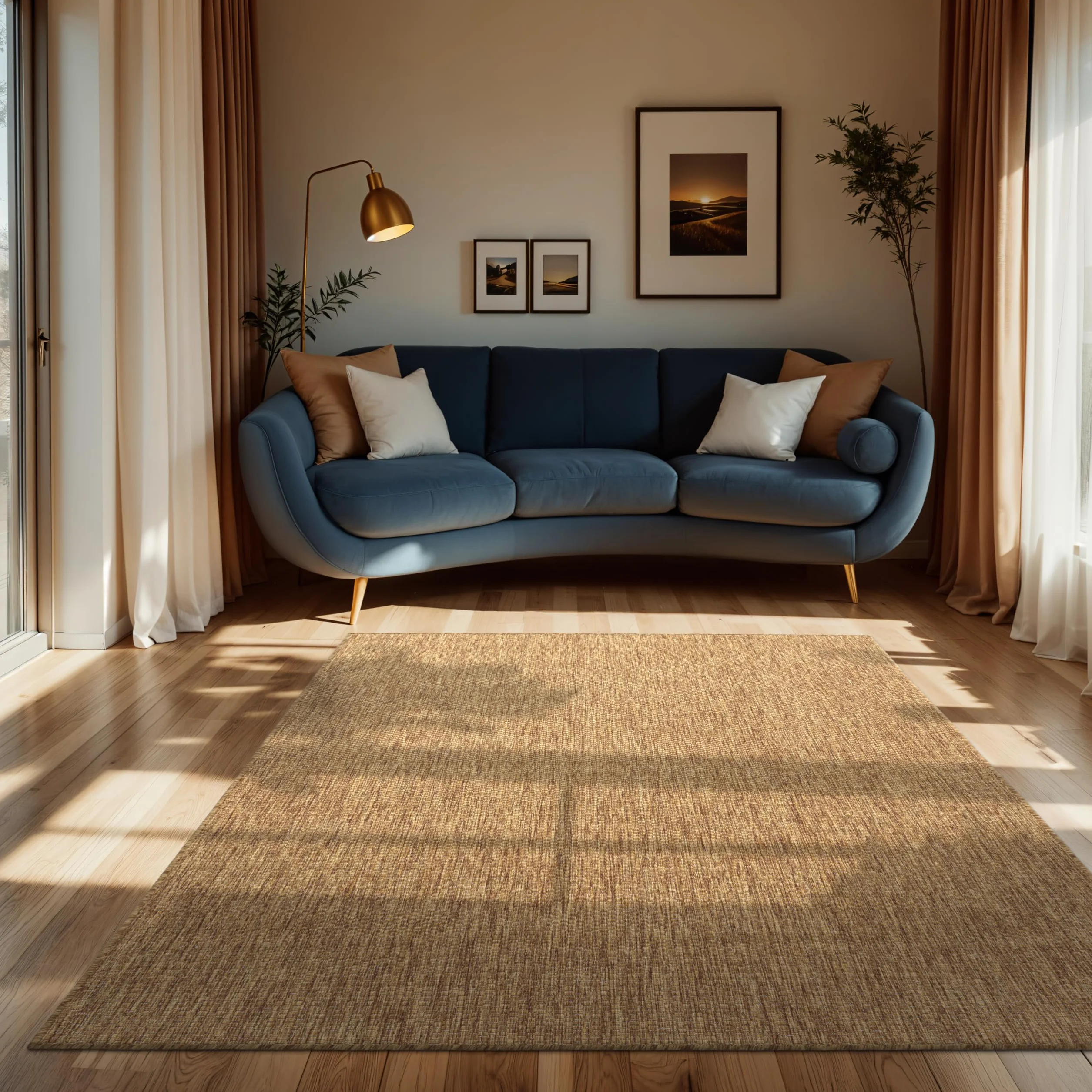 Paco Home Alfombra Exterior Interior 120x160 cm Café Jaspeado