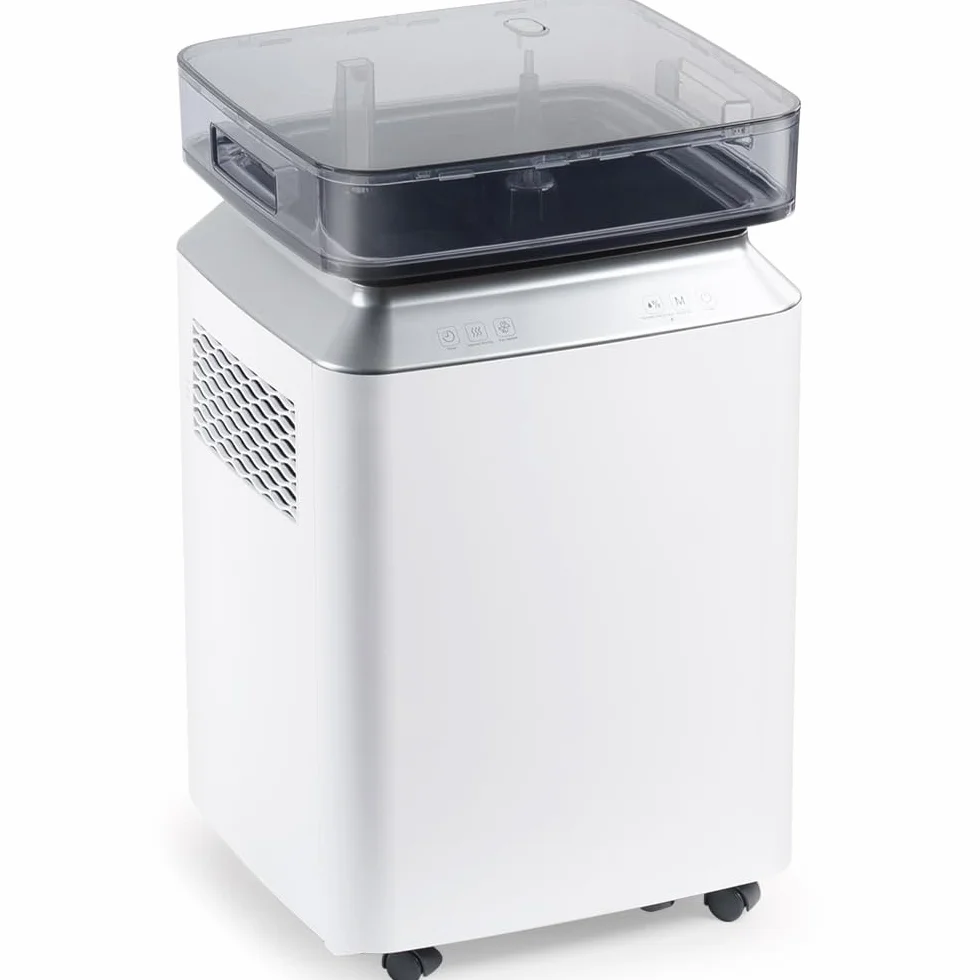 Kalopsia Deshumidificador Eléctrico 80L/Día Automático 8L Bomba 5M Silencioso 46dB 170m² Secado Ropa