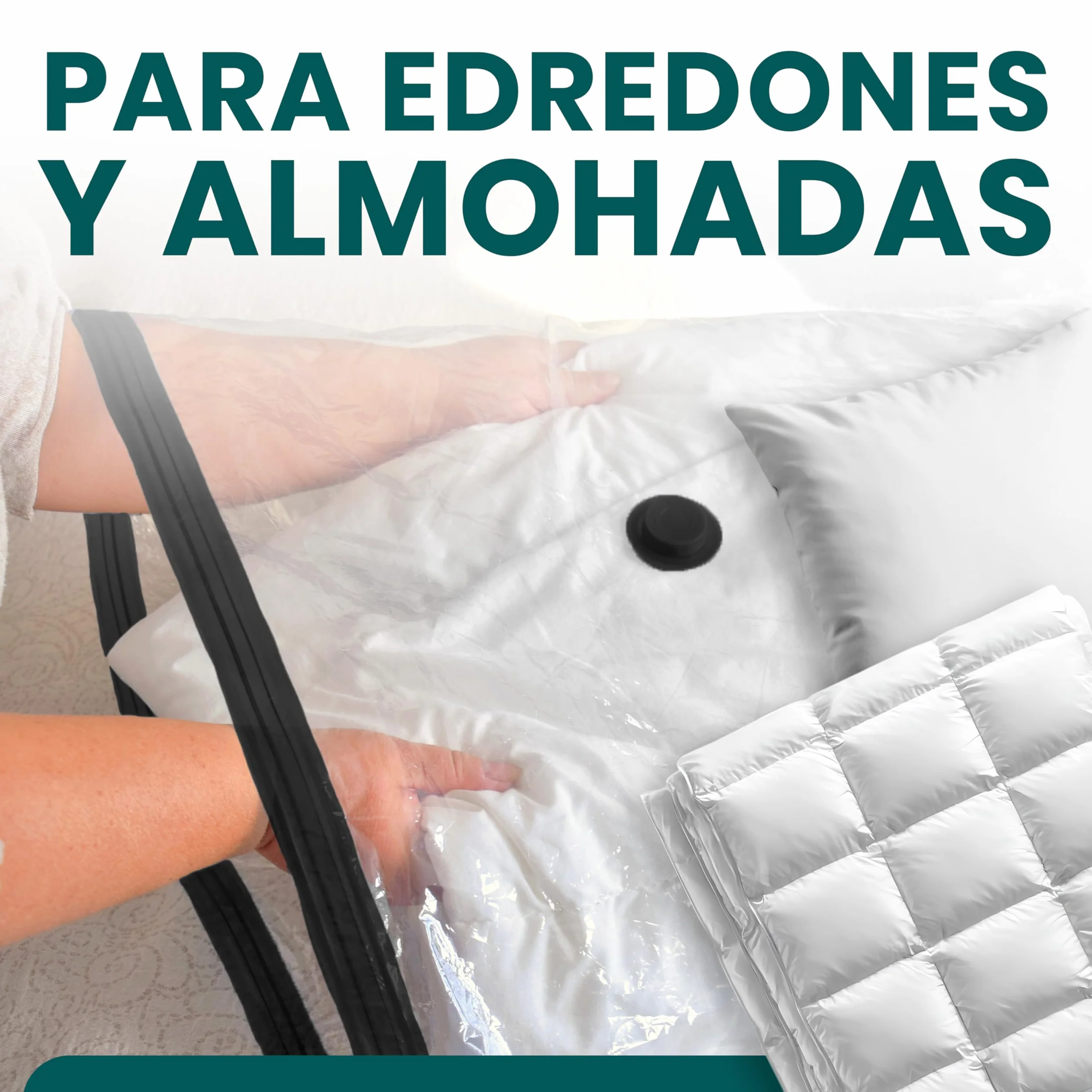 Bolsas al Vacío Extra Grandes myHodo 6 Piezas Jumbo 80x120cm Reutilizables para Edredones y Textiles