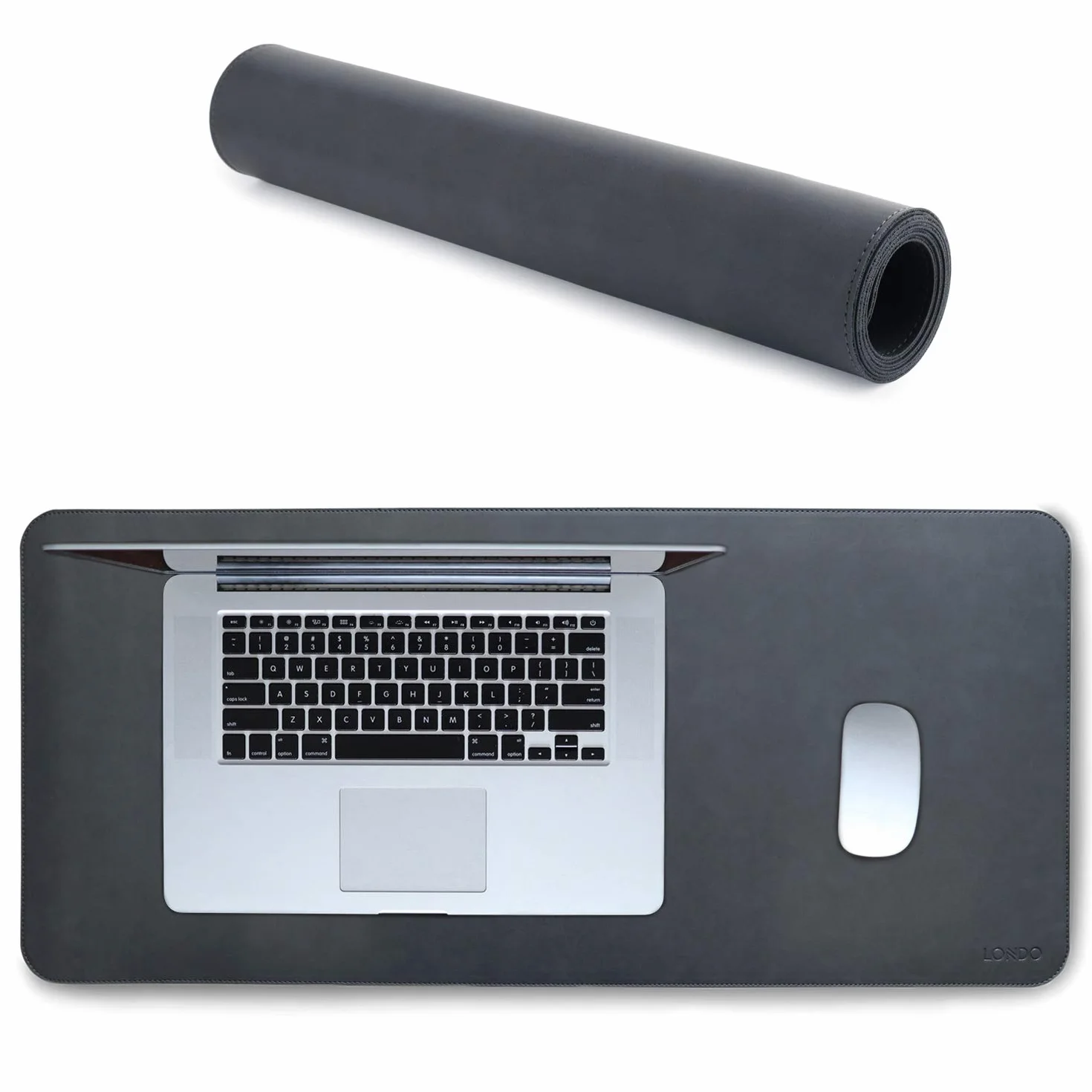 Londo Alfombrilla de Ratón de Cuero Extendido – Alfombrilla Grande para Oficina y Juegos,Superficie Suave para Escribir, Base Antideslizante, Accesorio Duradero y Elegante para el Espacio de Trabajo