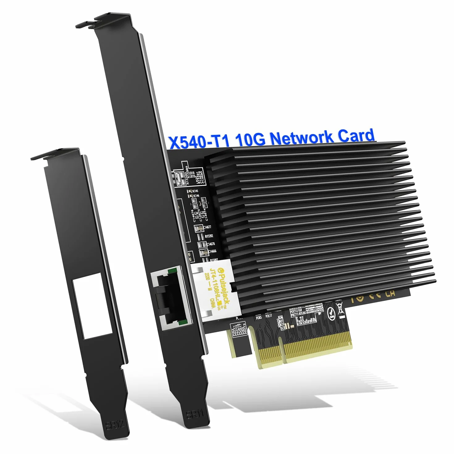 10Gb Base-T PCI-e Network Card, Intel X540-T1 Controller, NICGIGA 10Gbps Ethernet Adapter with 10Gbe RJ45 Port, 10G Nic Card, Support Windows/Windows Server/Linux/Vmware/ESX